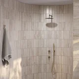 Sola Outdoor Shower Range BrushedBrass 01