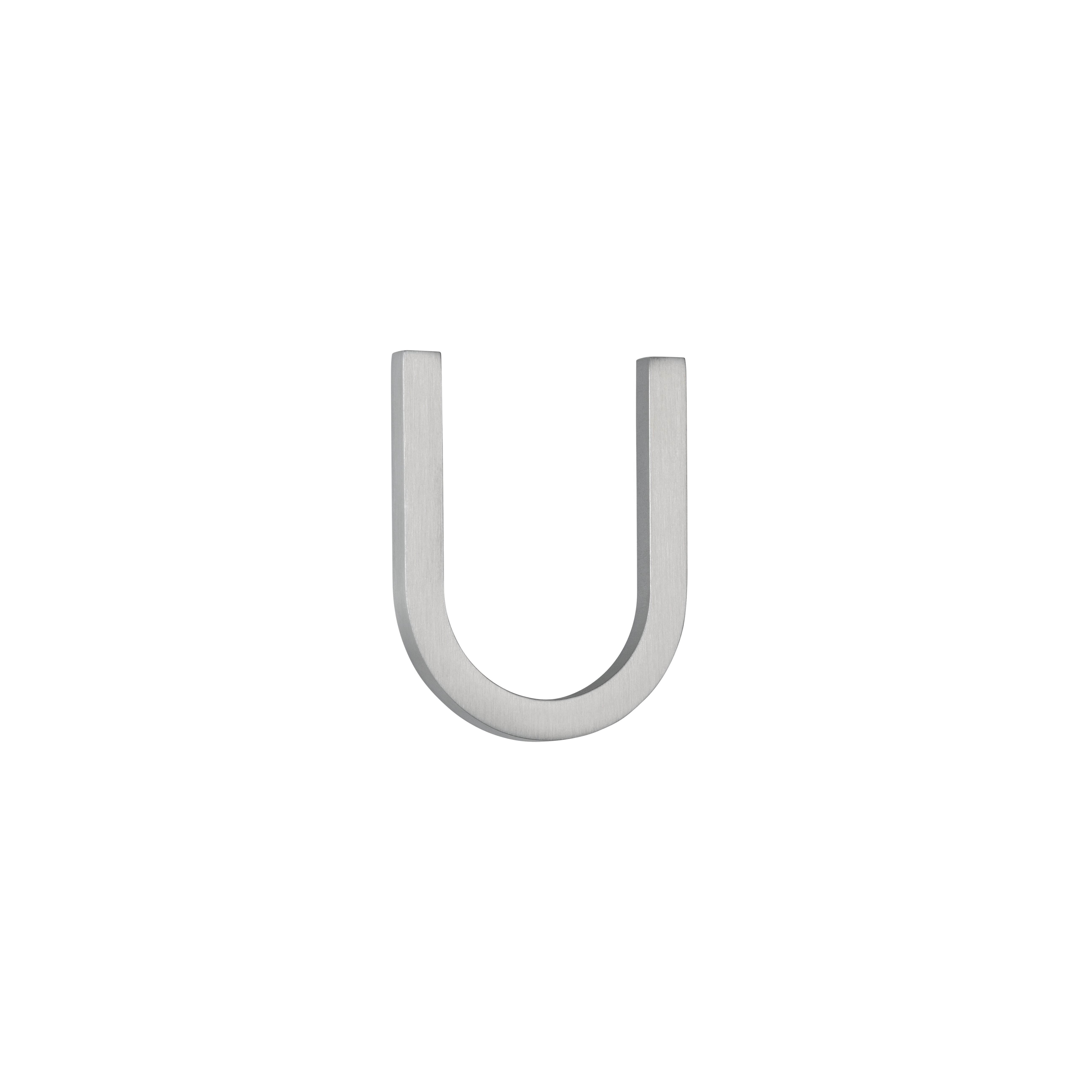U Letter - 60mm - Stainless Steel