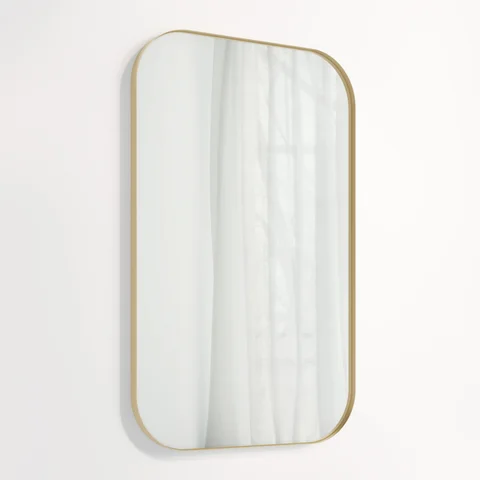 Aliro Mirror 1000 x 625mm - Brushed Brass