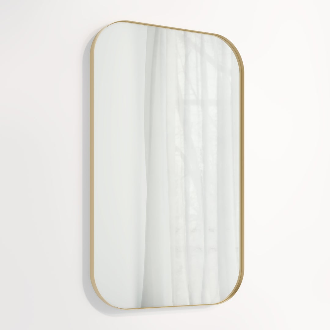Aliro Mirror 1000 x 625mm - Brushed Brass