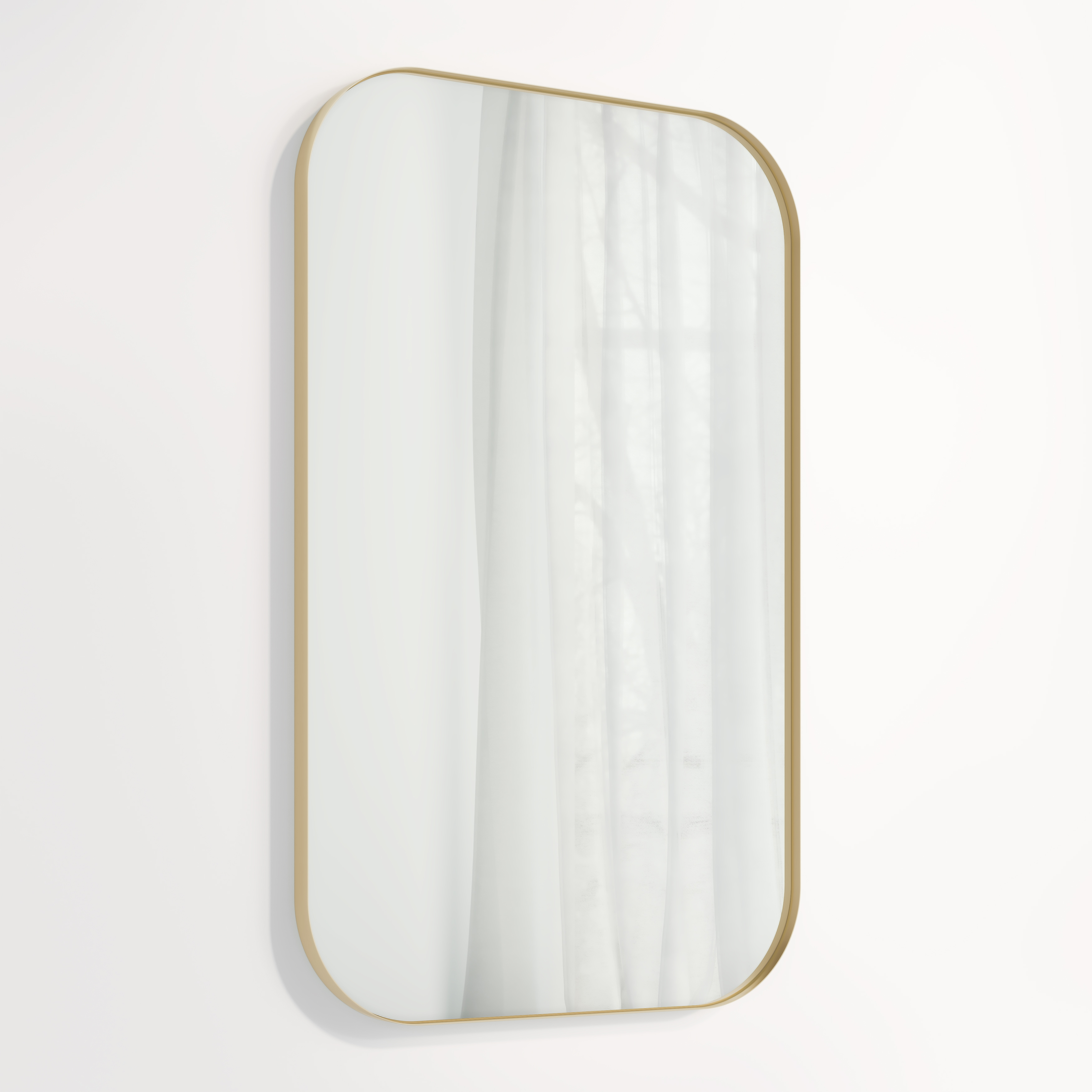 Aliro Mirror 1000 x 625mm - Brushed Brass