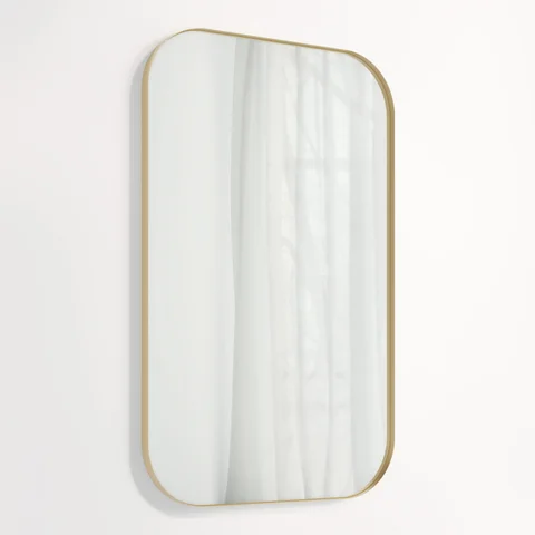 Aliro Mirror 1000 x 625mm - Brushed Brass