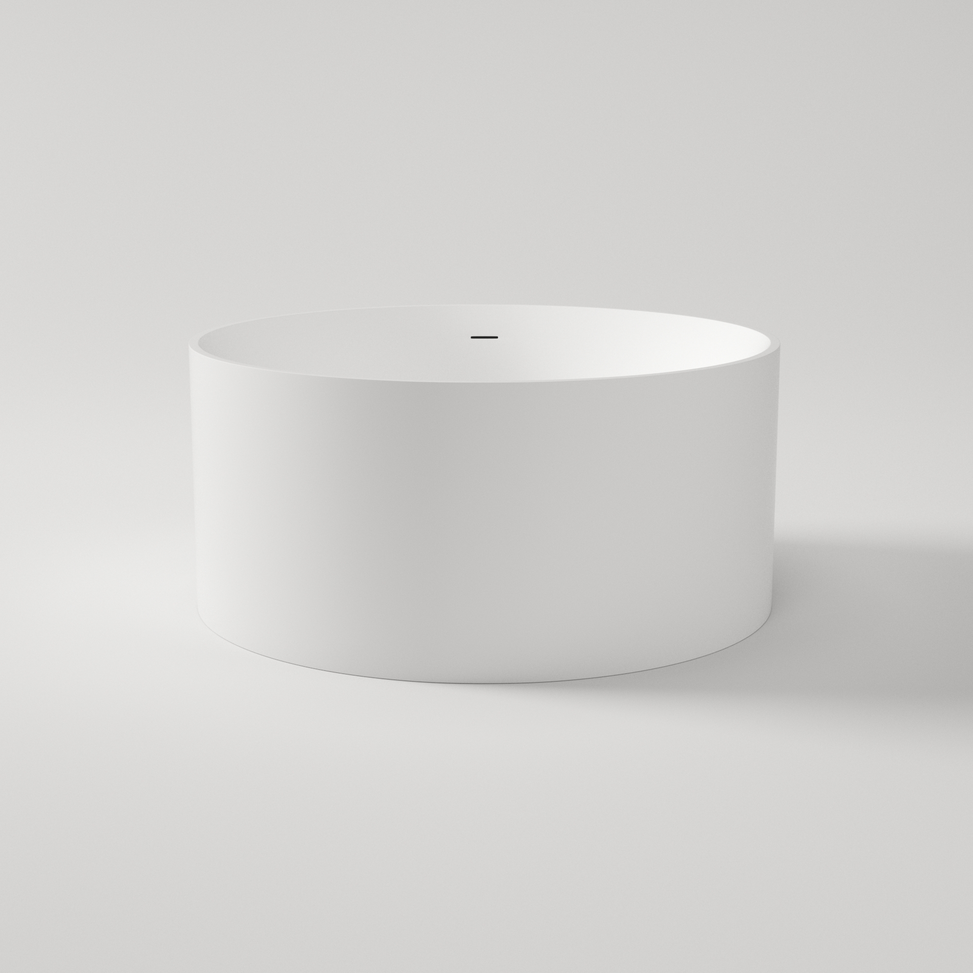 Ukiyo Acrylic Freestanding Bath - Matte White 1280mm