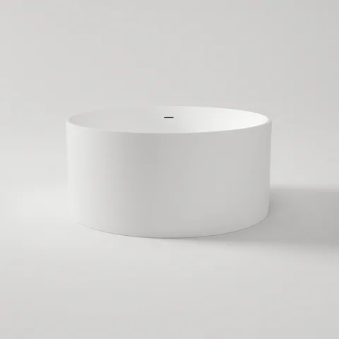 Ukiyo Acrylic Freestanding Bath - Matte White 1280mm