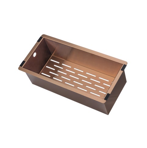 Sola Sink Colander Insert - Brushed Copper