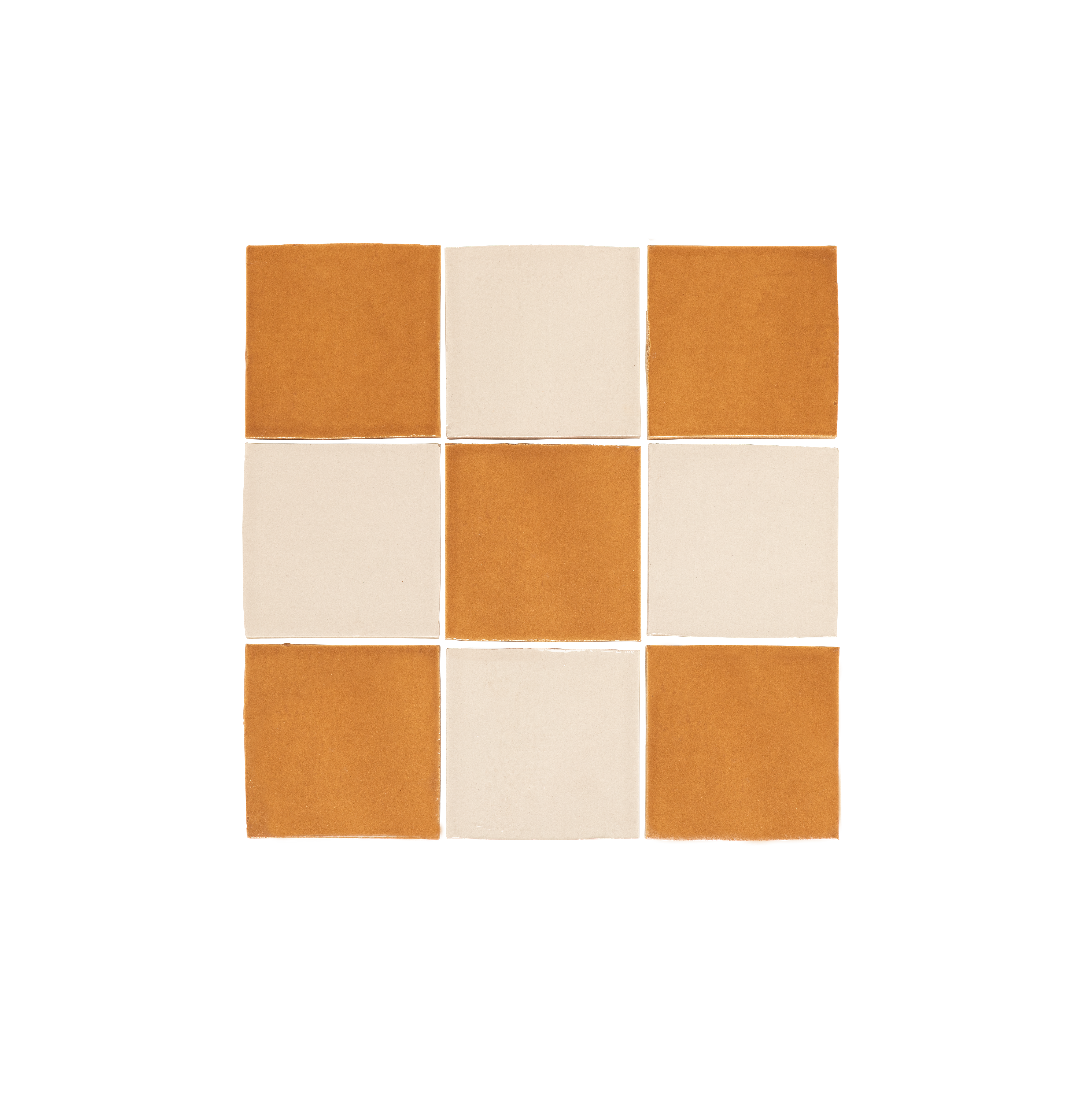 Romanni Zellige Tile SquarePattern Bone Biscuit