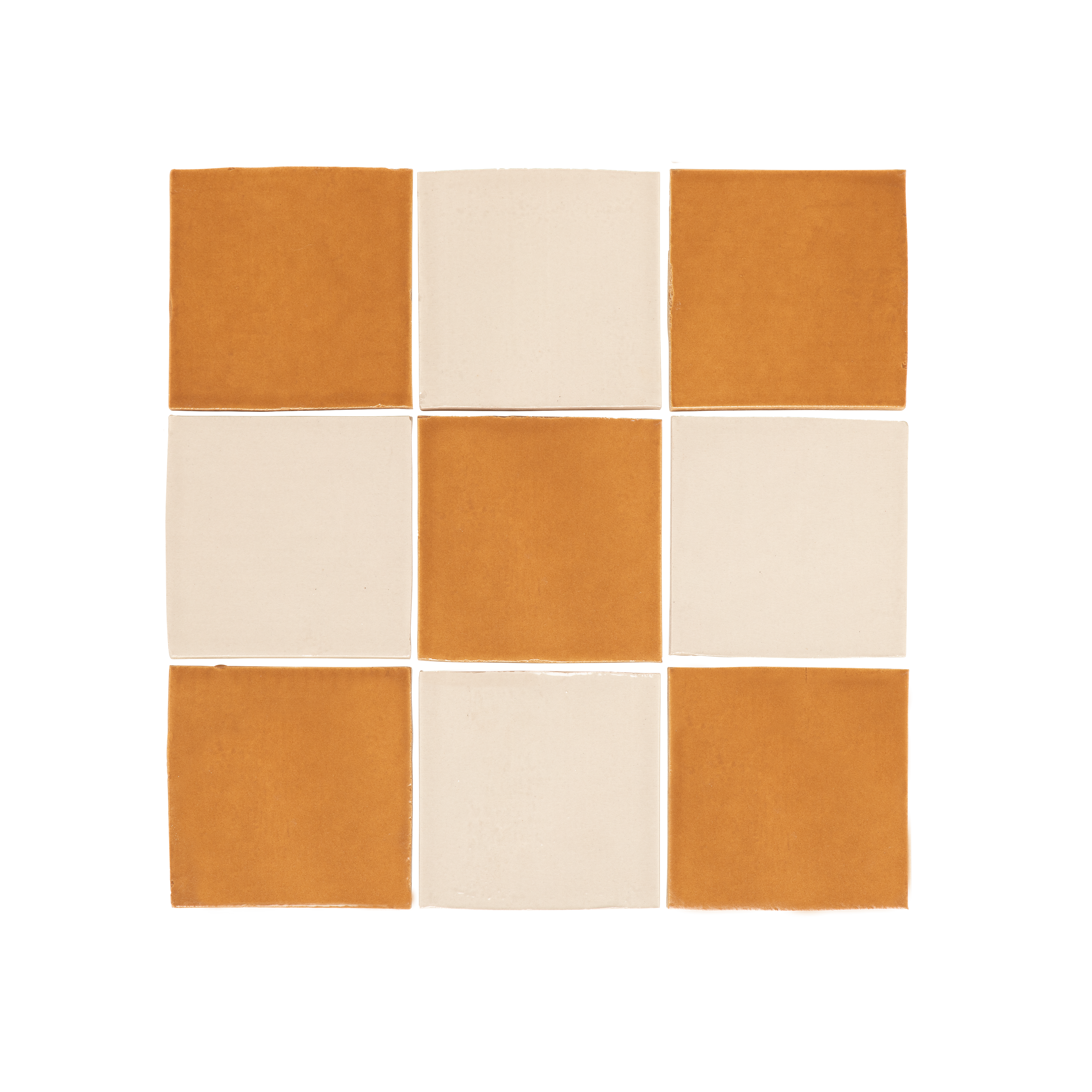 Romanni Zellige Tile SquarePattern Bone Biscuit