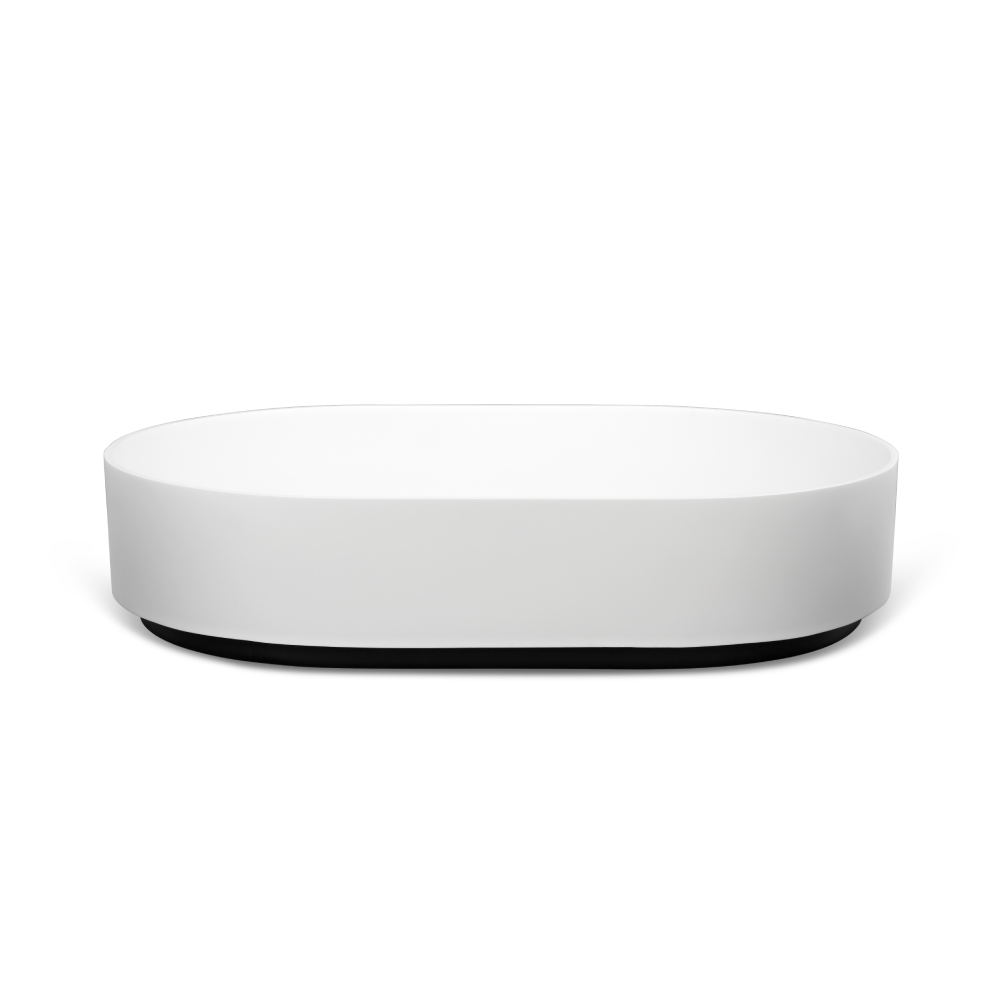 Olive Basin Sink - Matte White - Feature