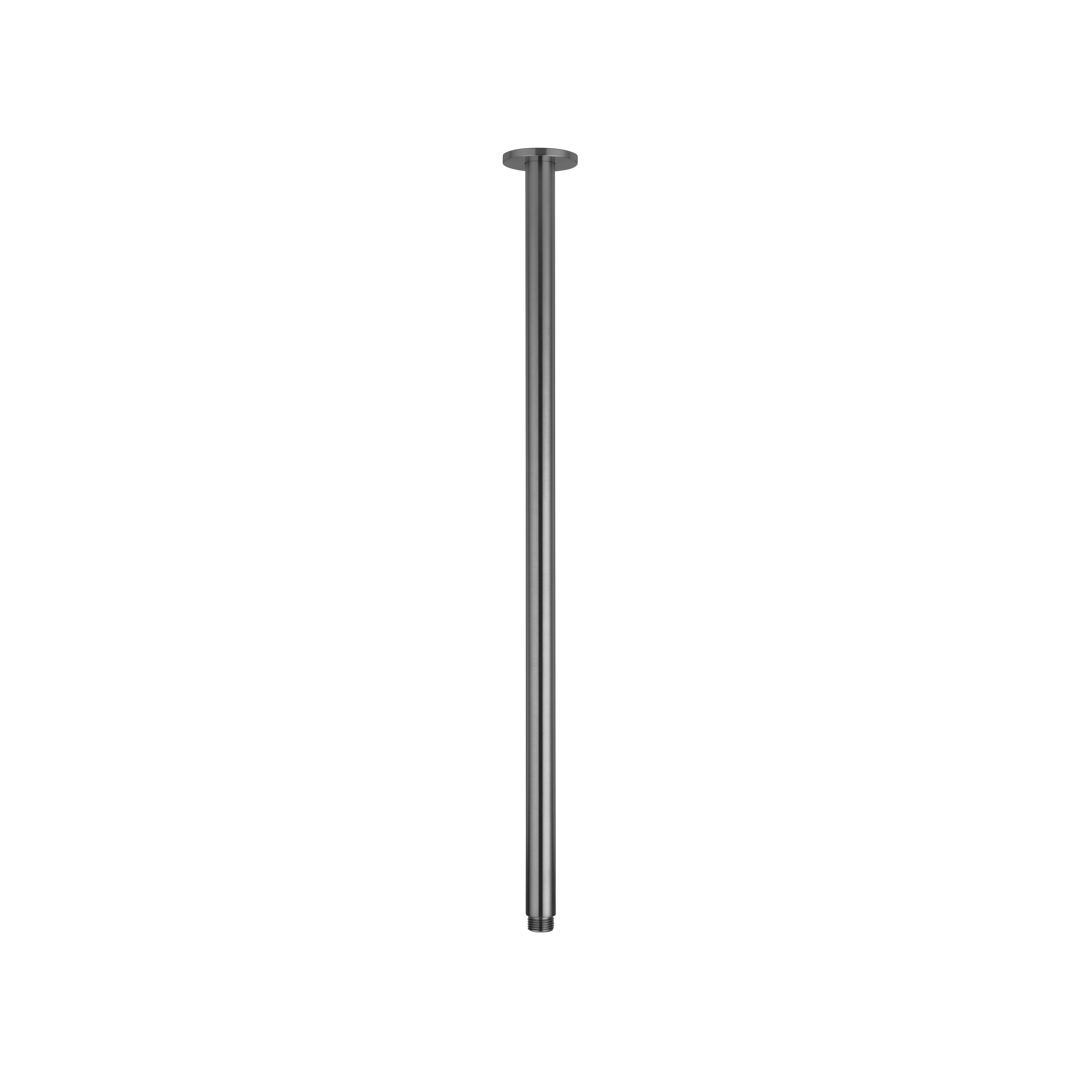 Shower Dropper Extended 600mm - Brushed Gunmetal