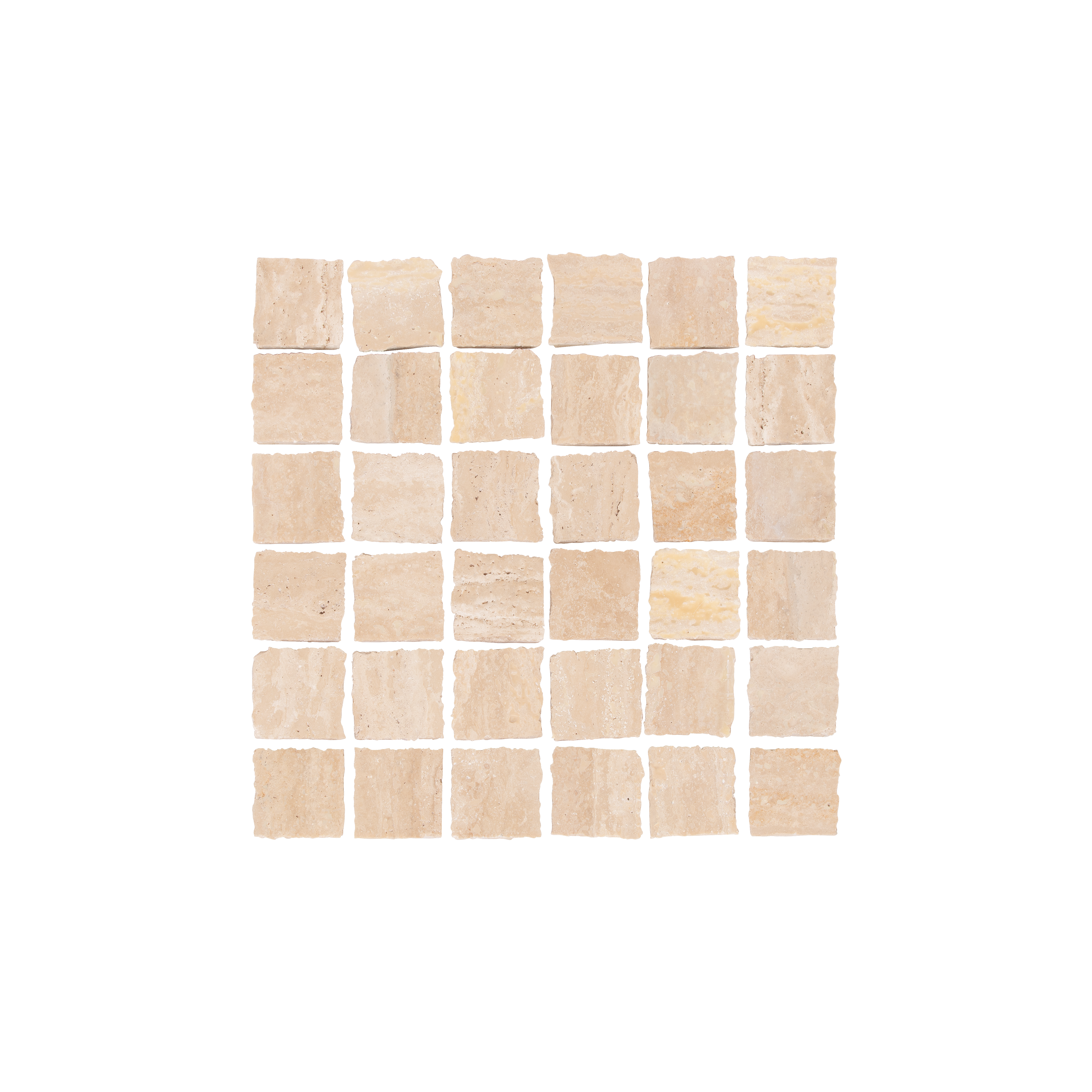 Ravenna Travertine Square Mosaic Tile