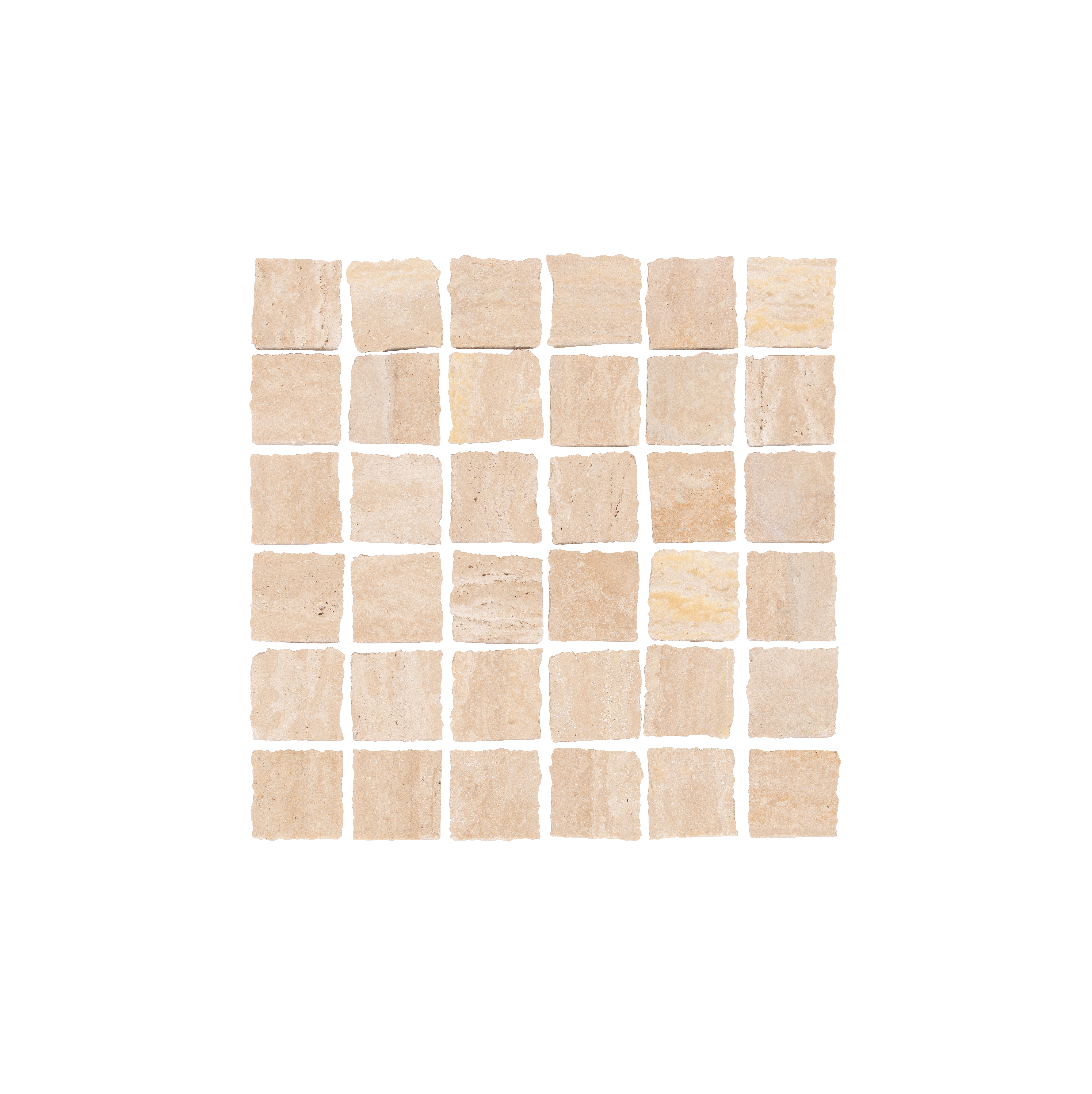 Ravello Travertine Square Mosaic