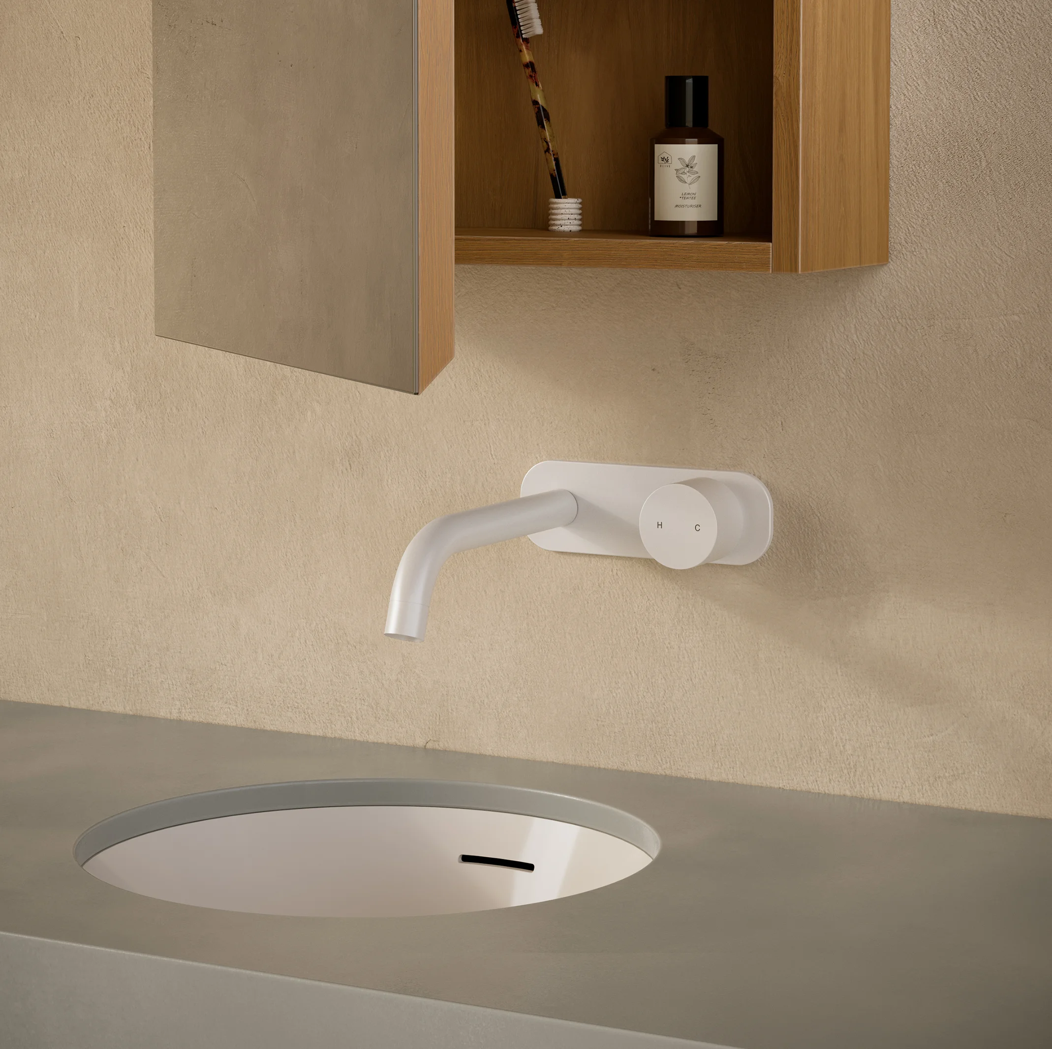 Mona%20Mirror%20cabinets Zuri%20Round%20Undercounter%20Basin Milani%20Tap Hakkari%20Tiles View02 Mirror%20A White