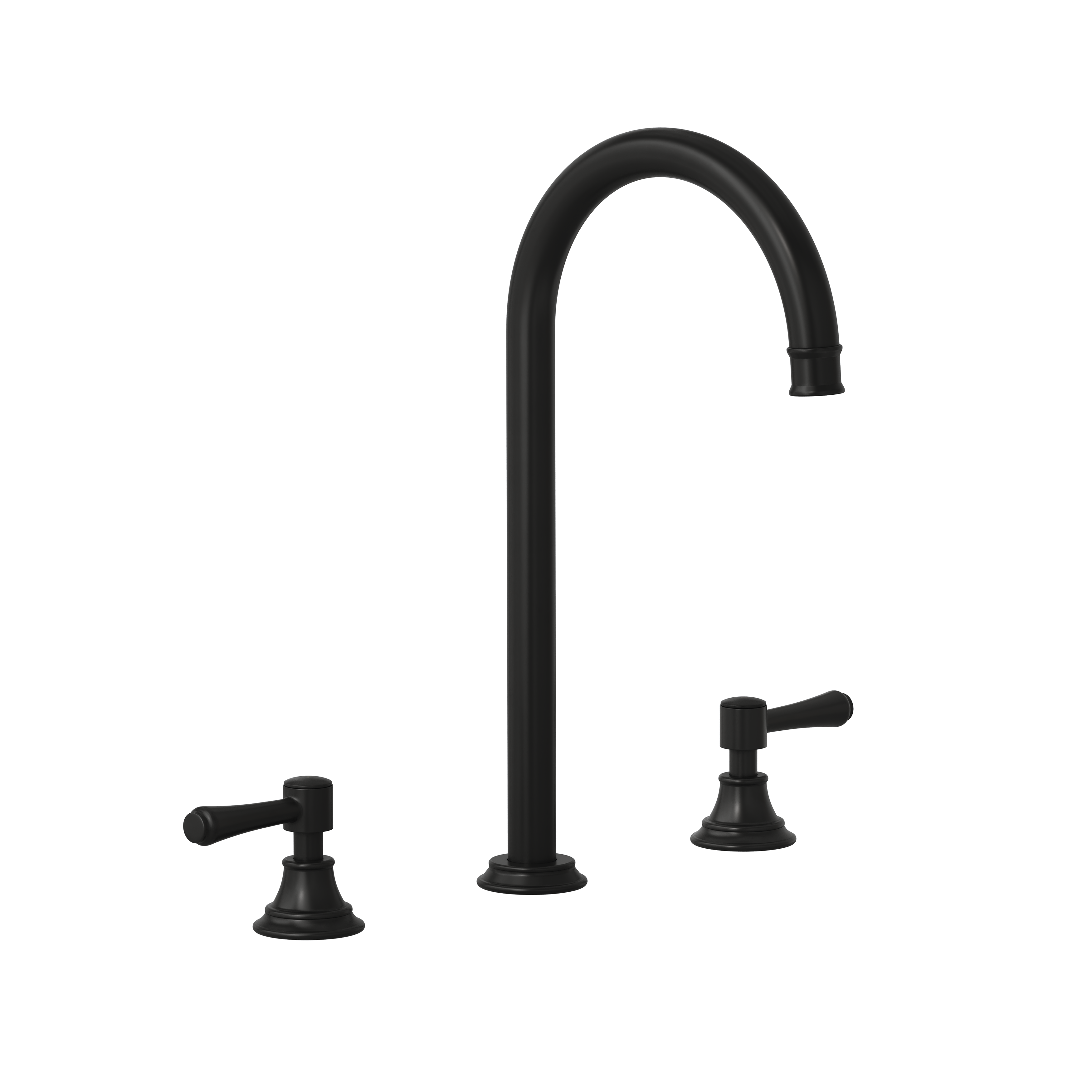 Kingsley Assembly Bench Mounted Set - Matte Black