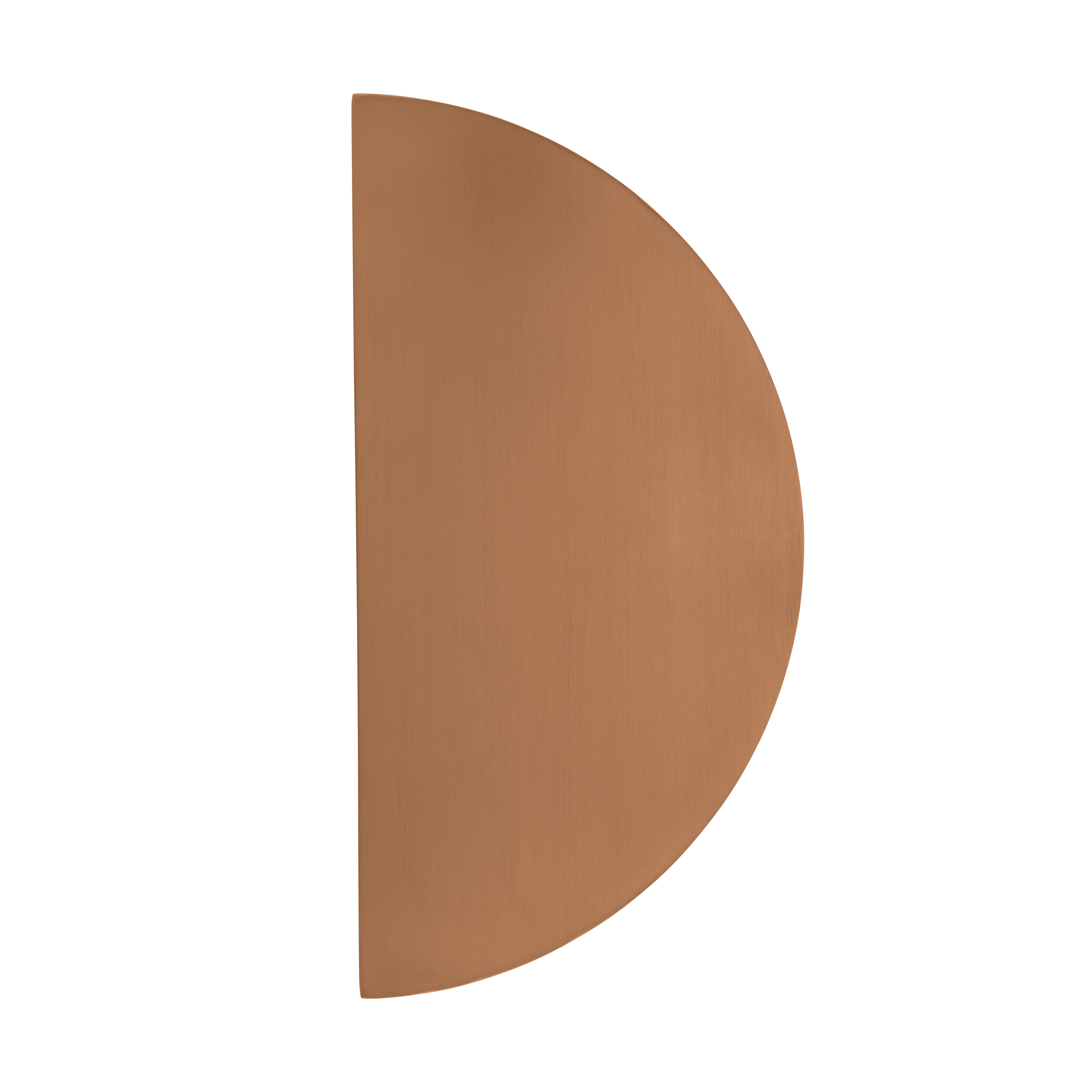 Imes Half Moon Entry Door Pull - Brushed Copper