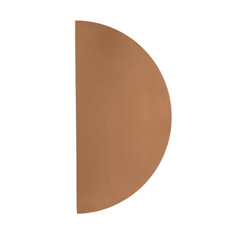 Imes Half Moon Entry Door Pull - Brushed Copper