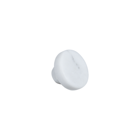 Pedra Large Knob 35mm - Carrara Marble