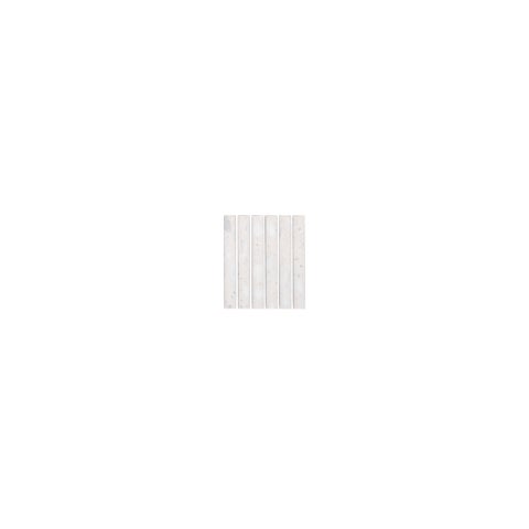 Verona Terrazzo Rounded Finger Mosaic Tile - White (Sample)