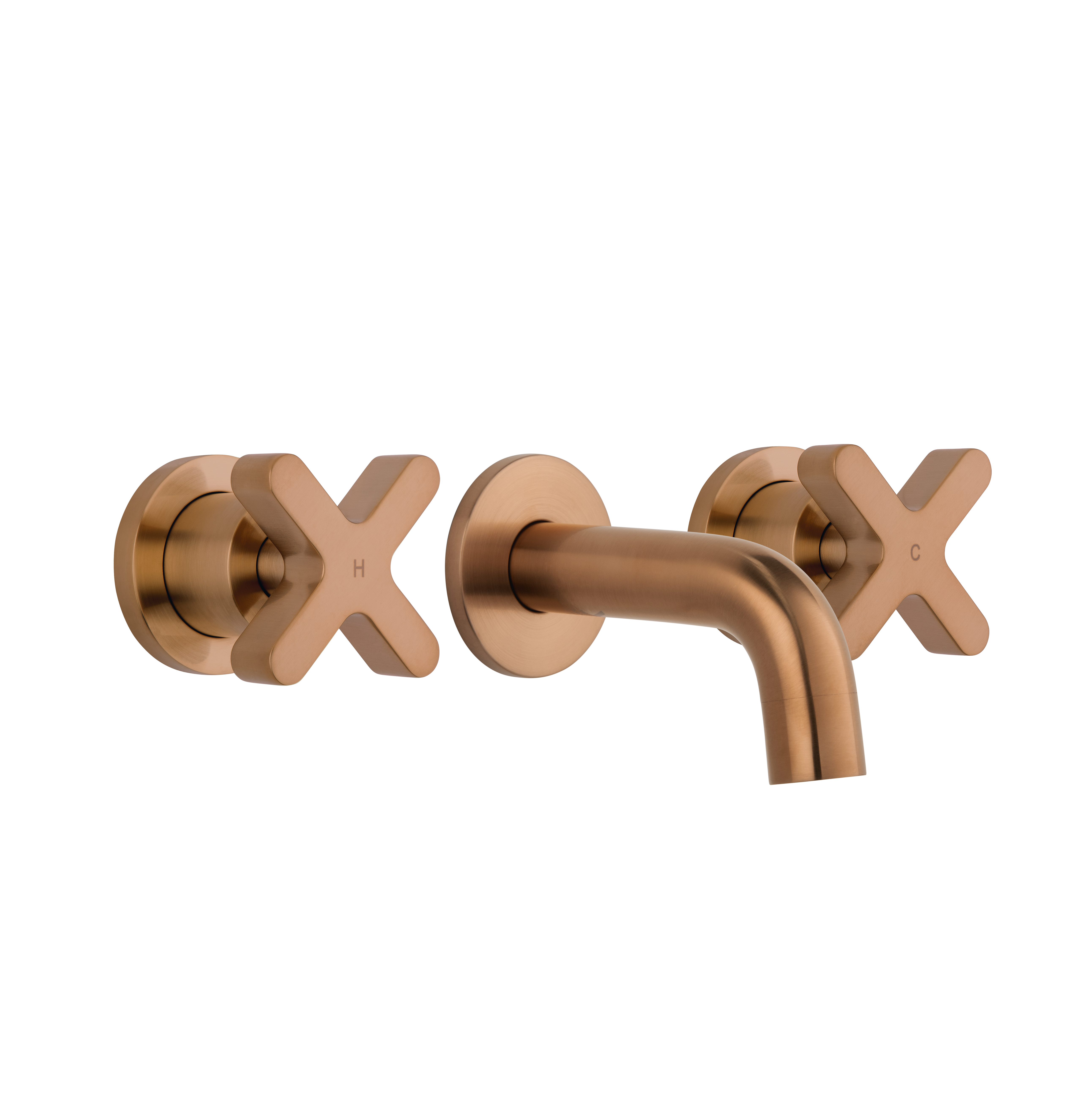 Cross Assembly Mixer Mini Wall Mounted Spout Set BC