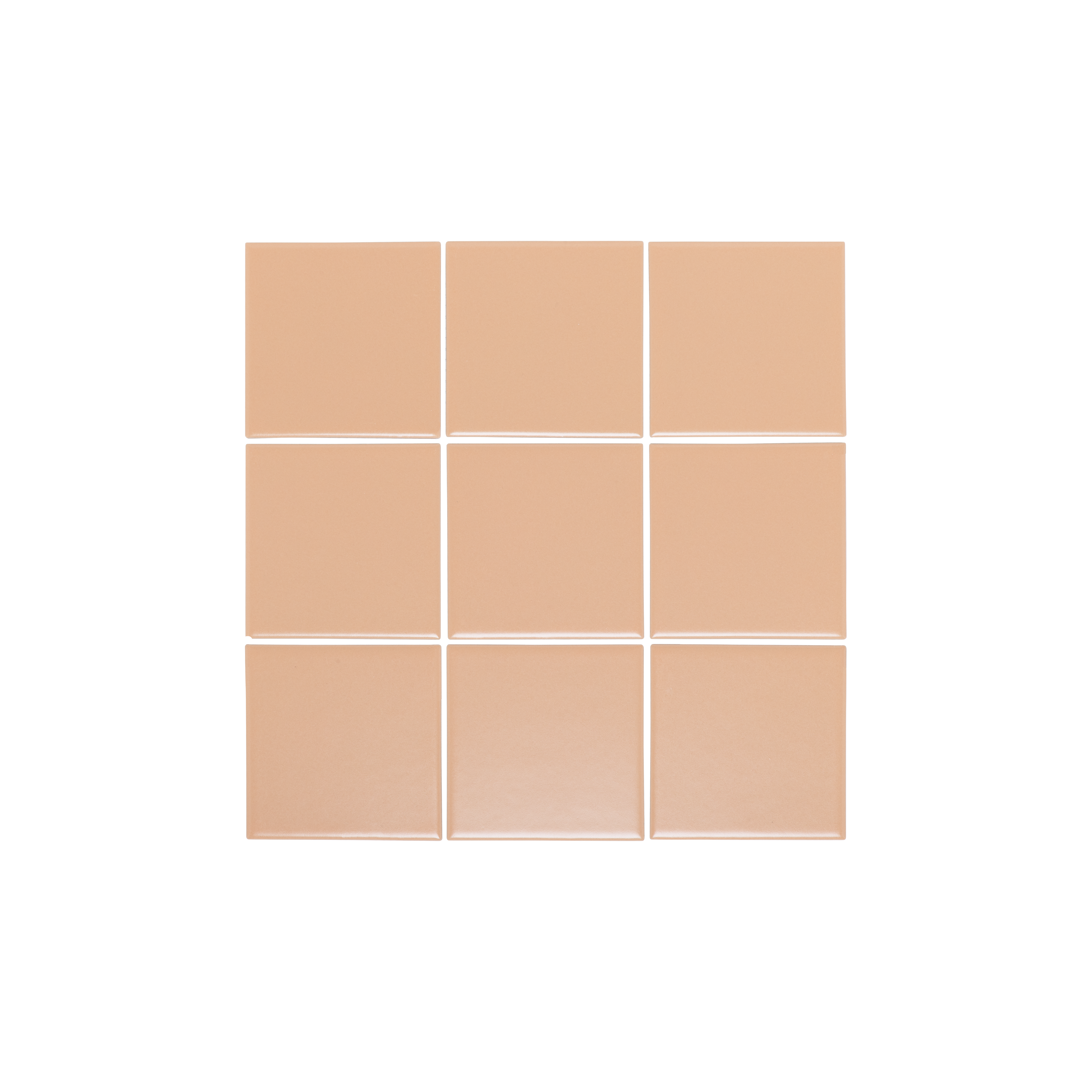 Atami Large Square Mosaic Tile - Peach
