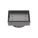 Pixi Tile Insert Floor Waste 125mm - Brushed Gunmetal - Feature
