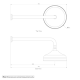 Kingsley Shower Arm   Head Set - SPEC