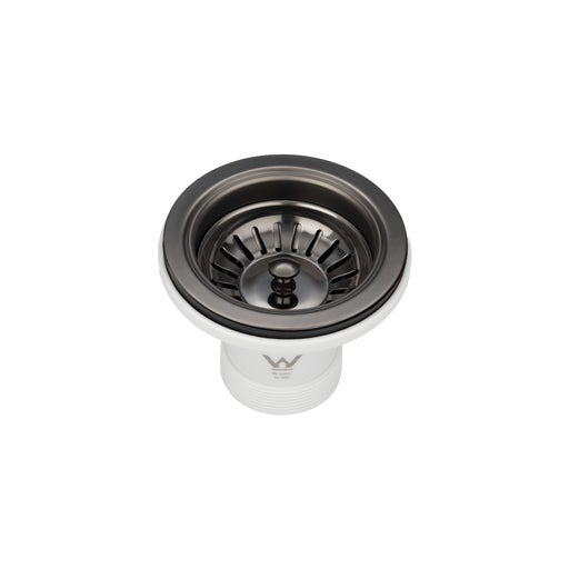 Sink Basket Waste 50mm - Brushed Gunmetal