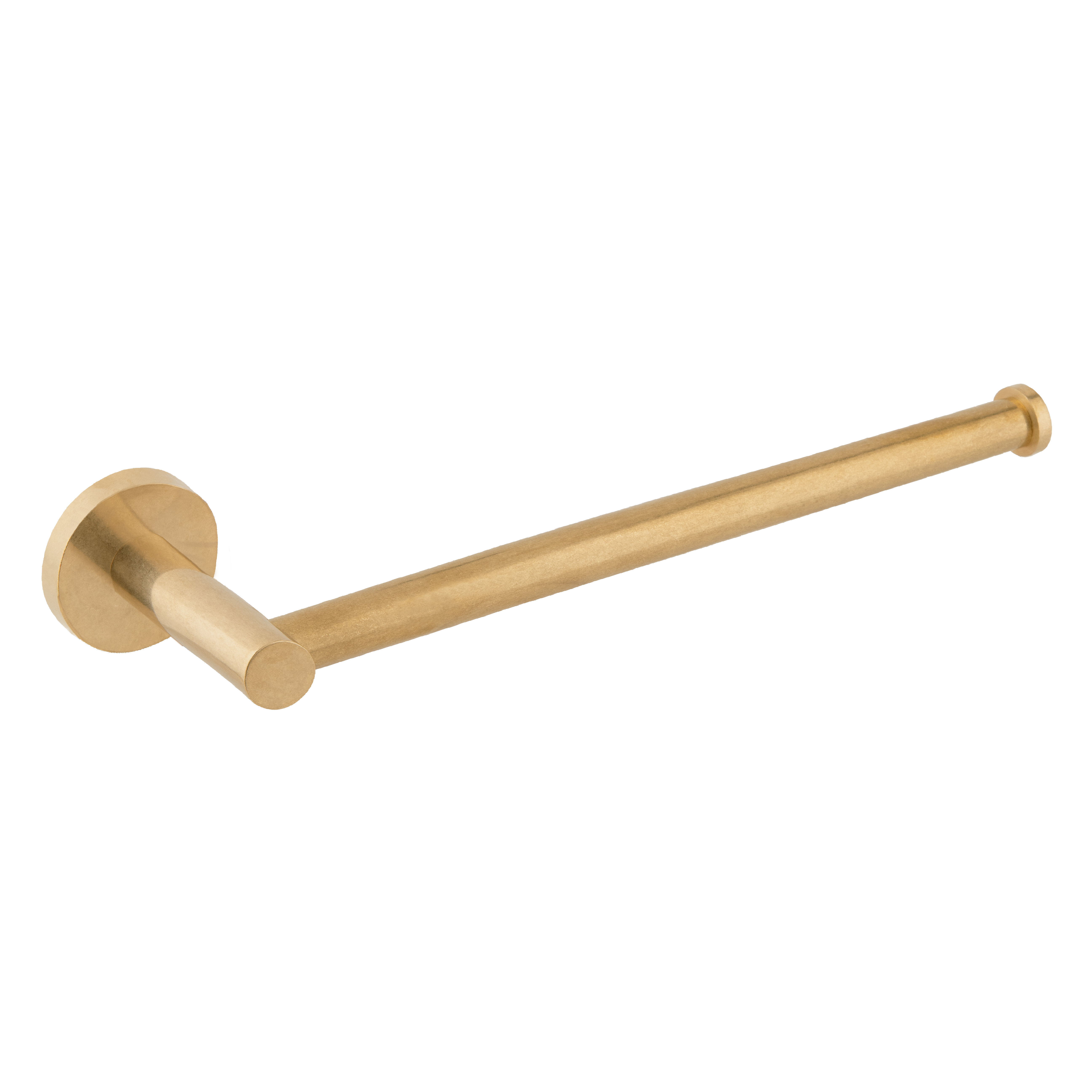 Elysian Hand Towel Holder - Tumbled Aged Brass