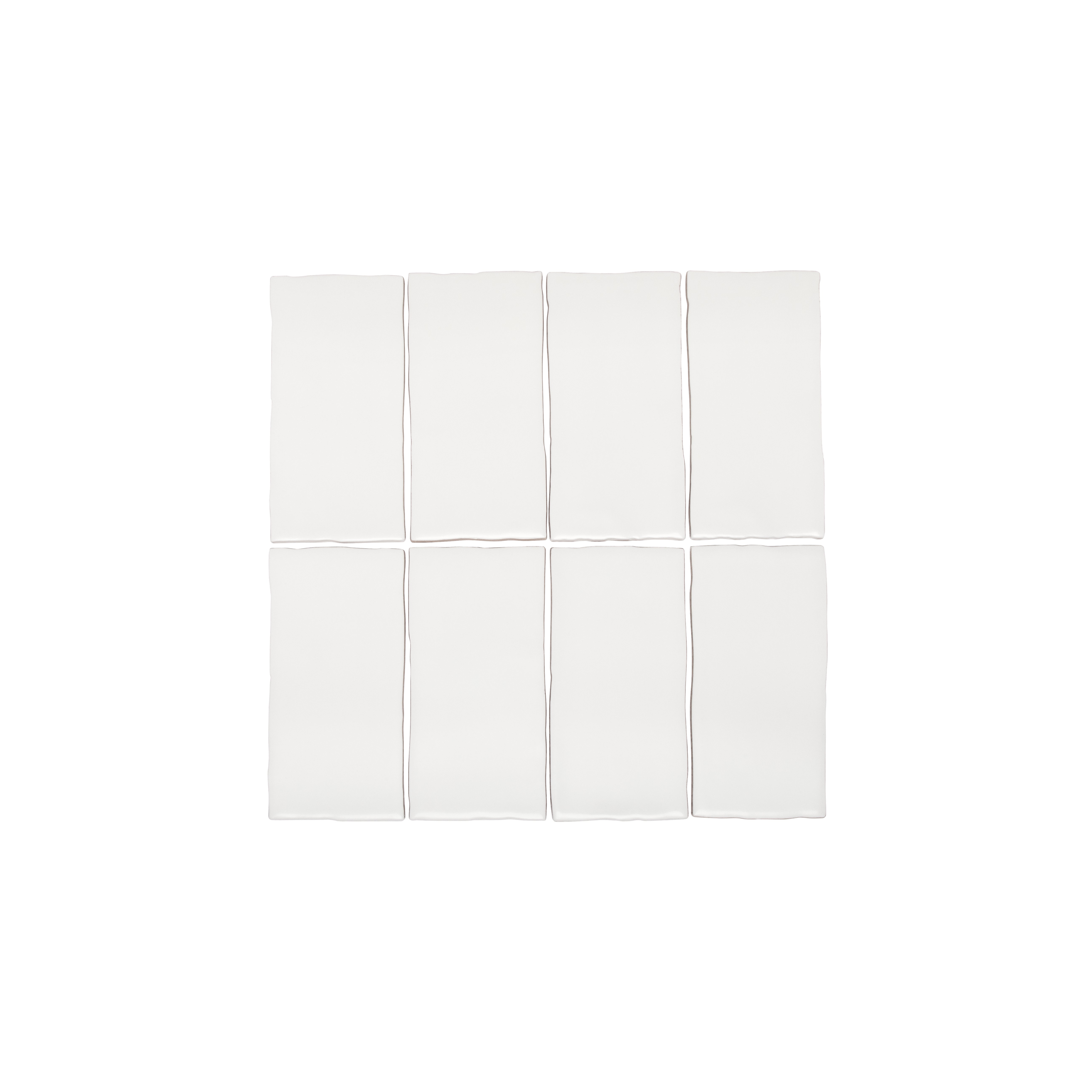 tropea natural edge rectangle mattwhite