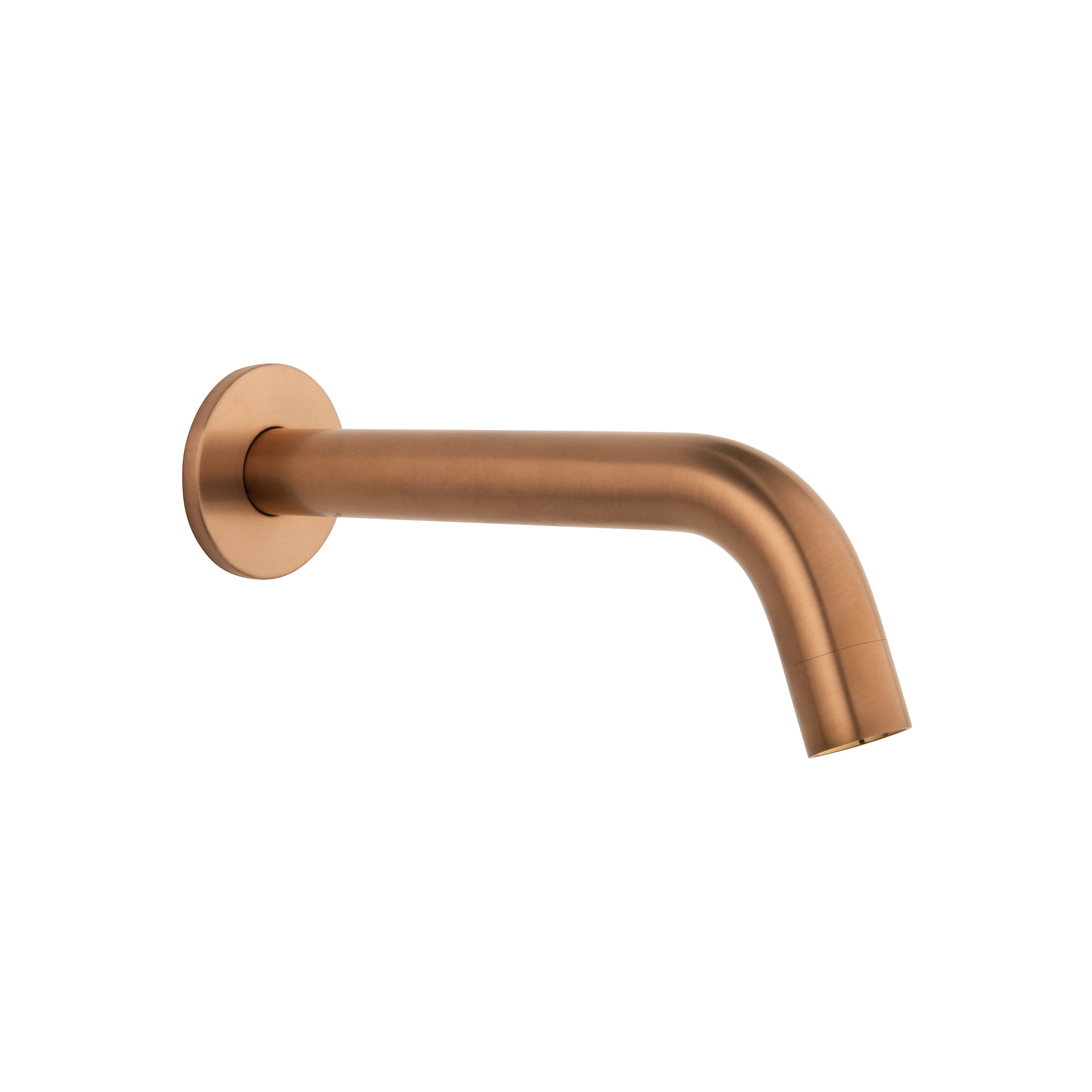 Wall-Mounted Spout - Brushed Copper