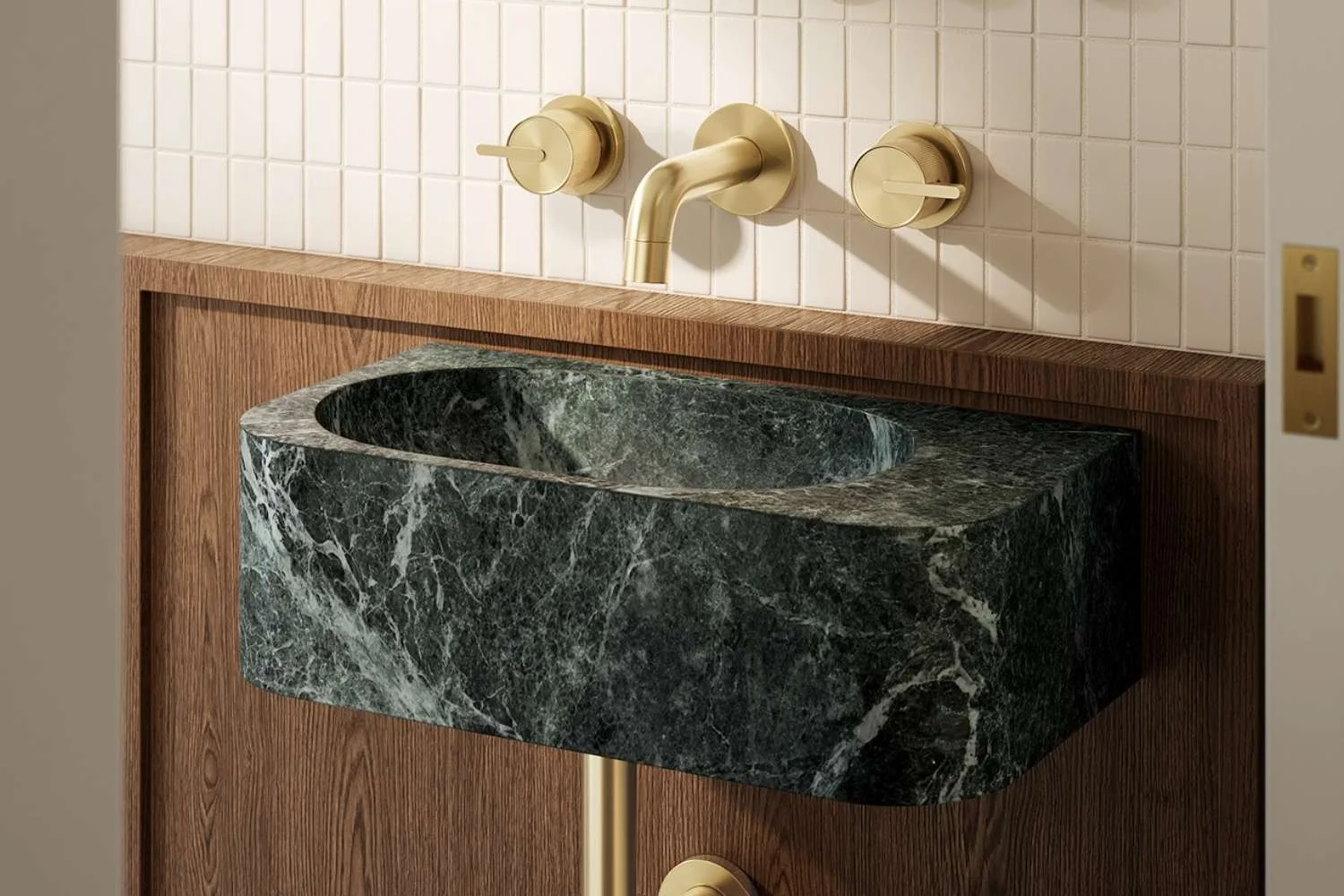 Bathroom Lighting Ideas Pedra Marble Basin