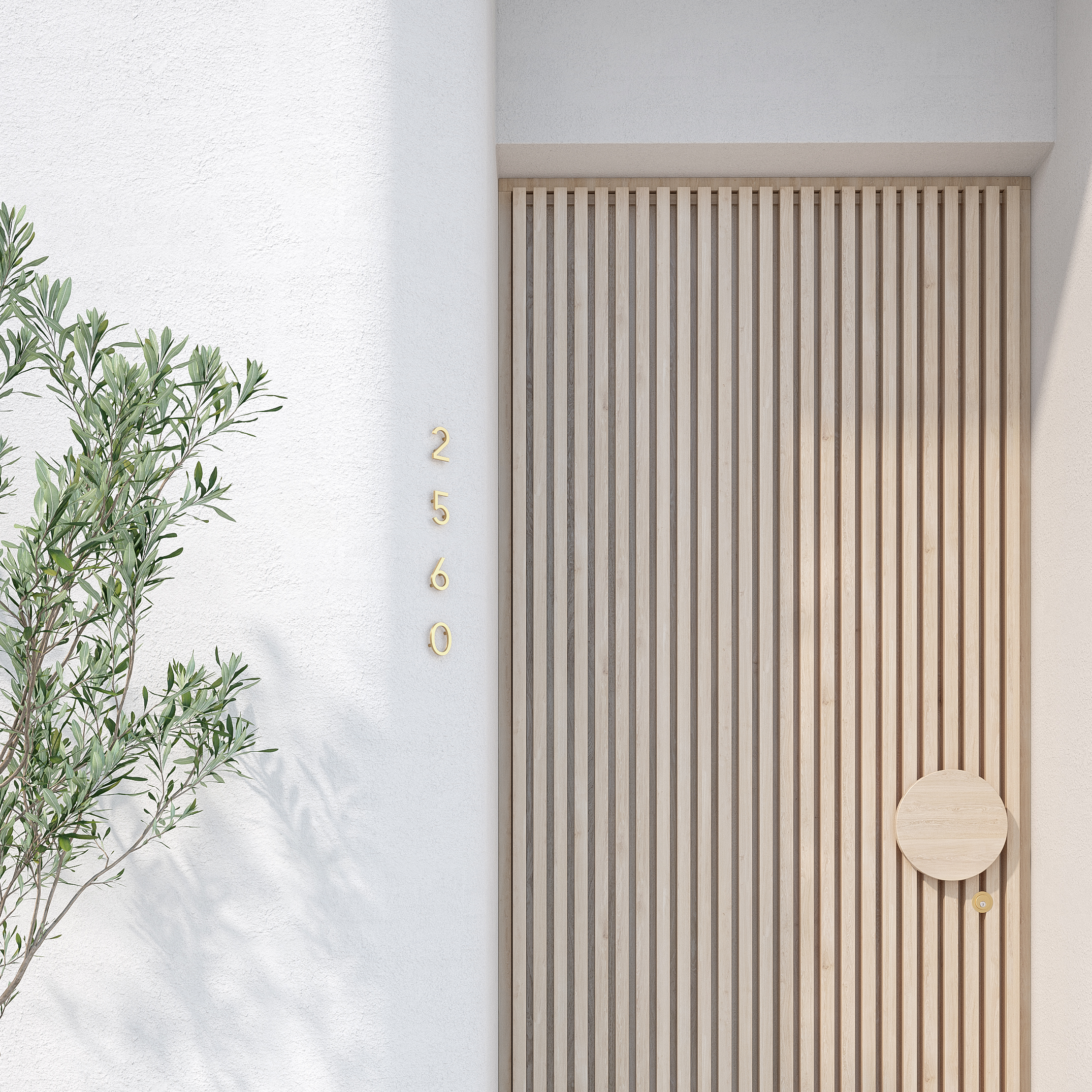 Signage Numbers House BB