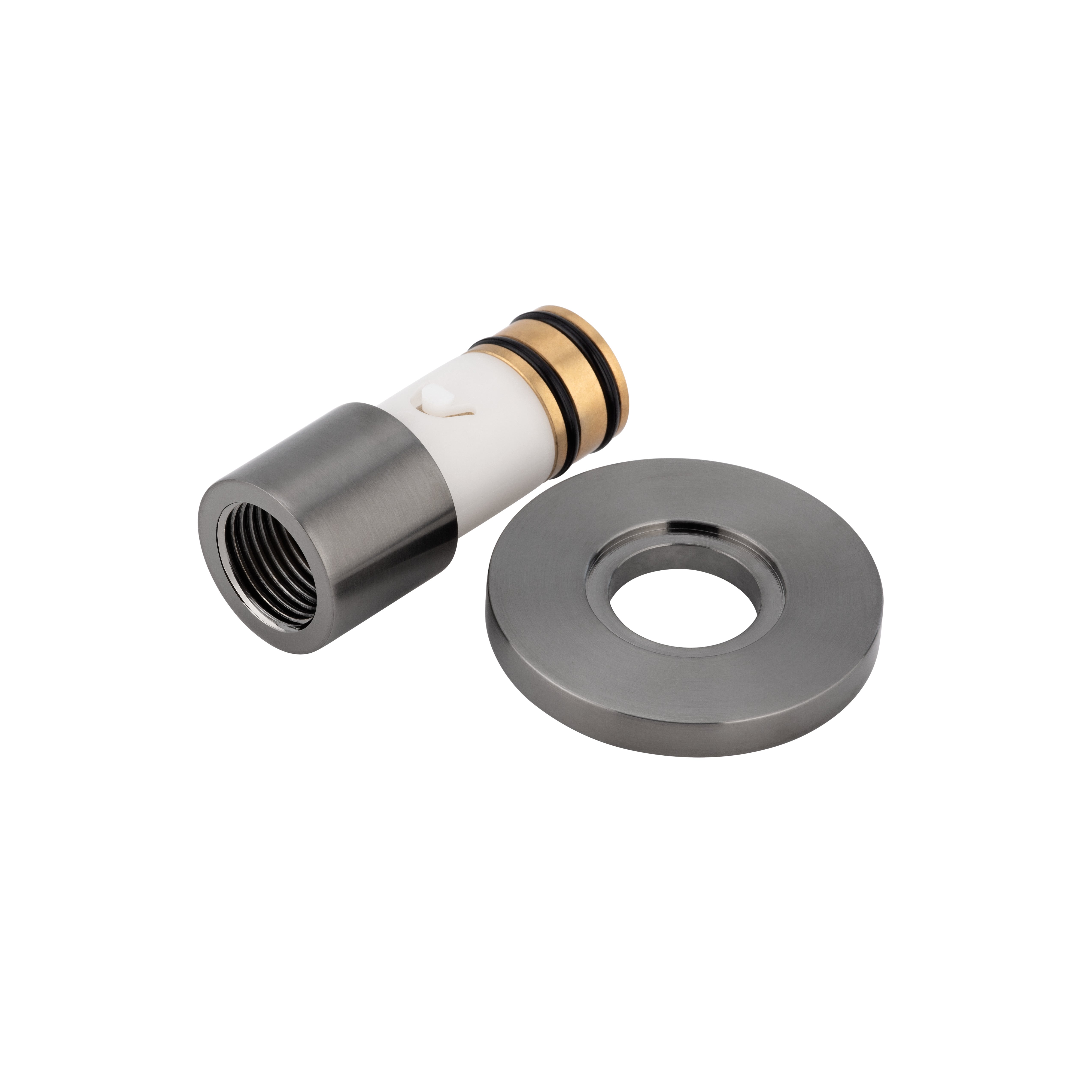 Swivel Hob Spout - Female Adapter - Brushed Gunmetal