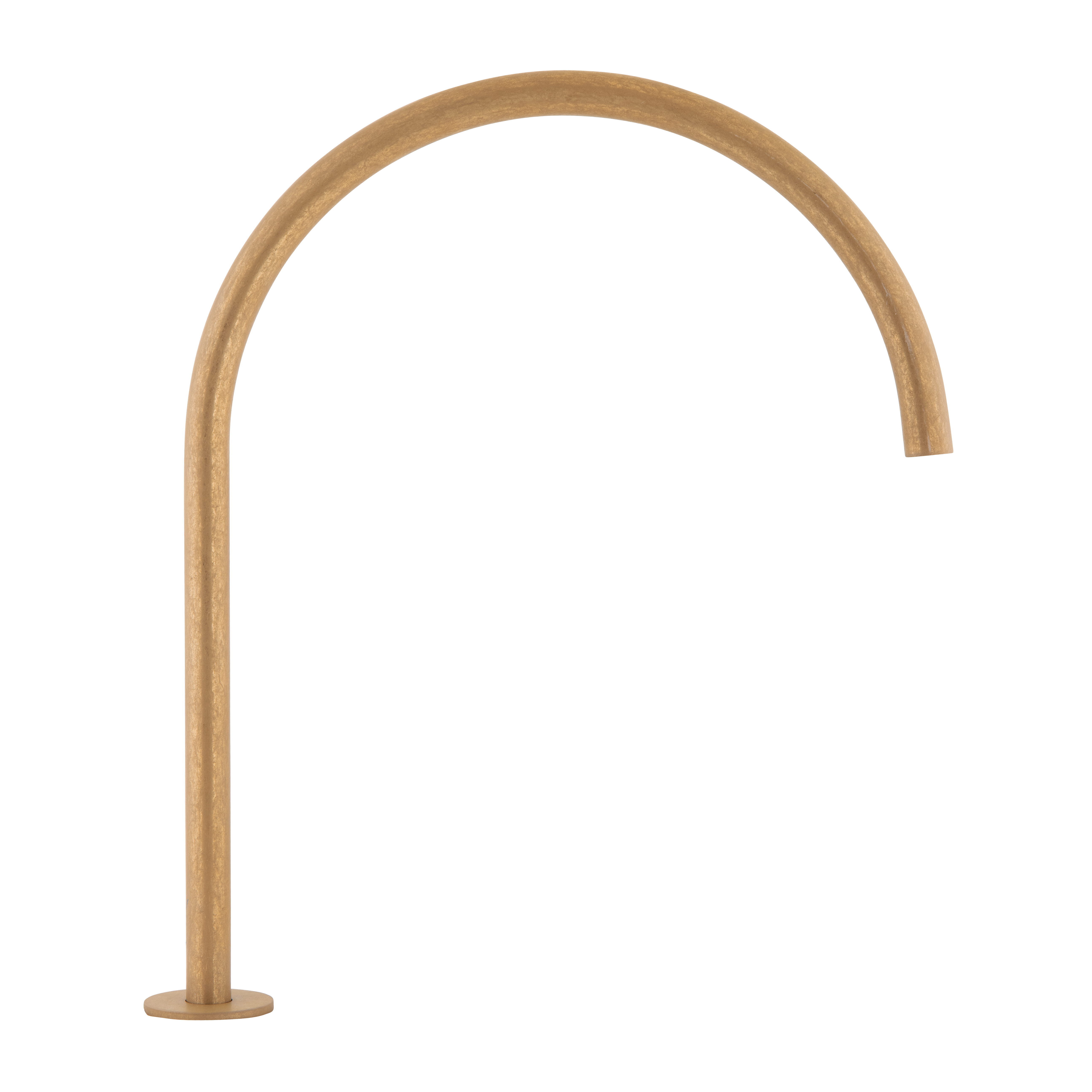 Thin Bench Mounted Spout - Antique Aurum 