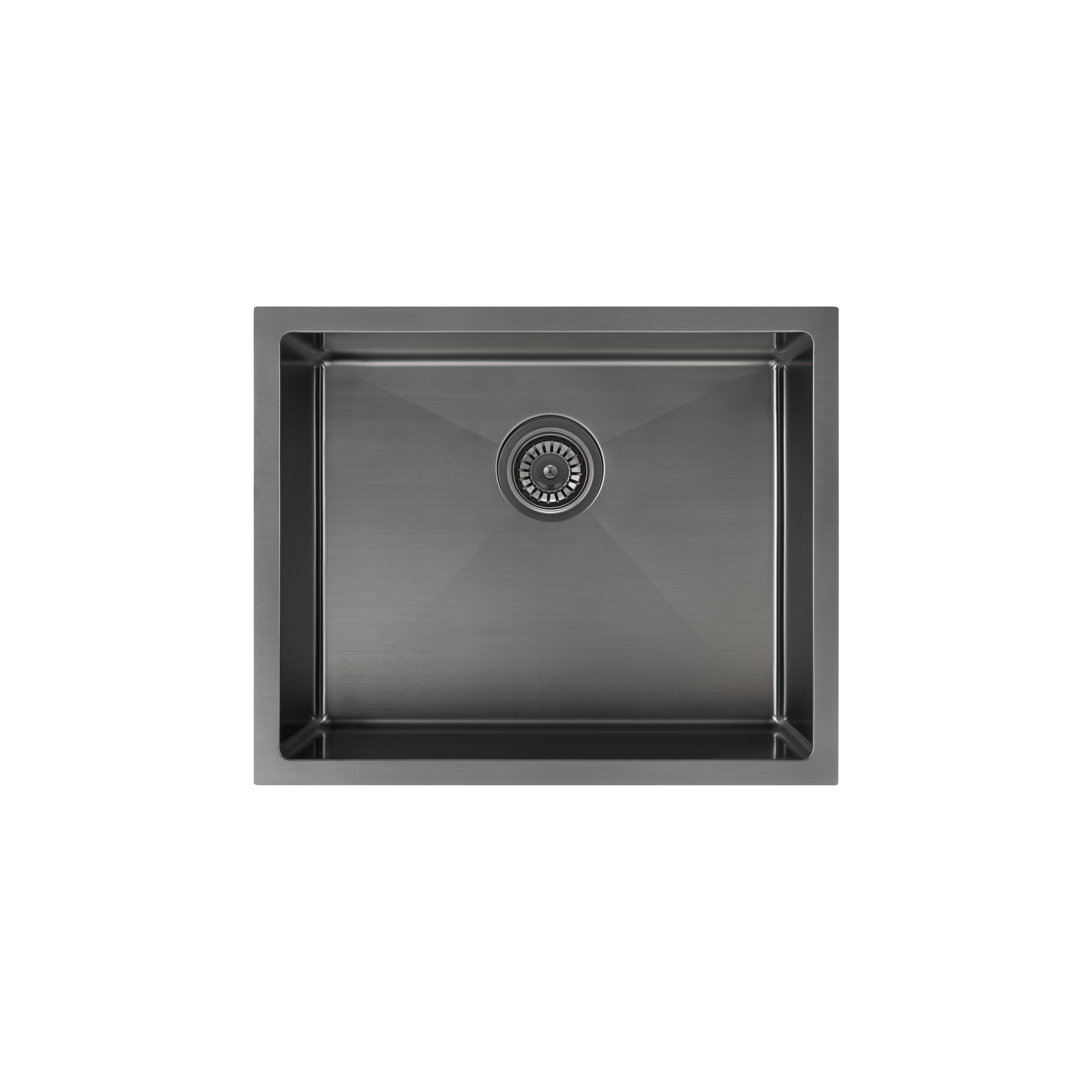Seba Single Kitchen Sink 550mm - Brushed Gunmetal