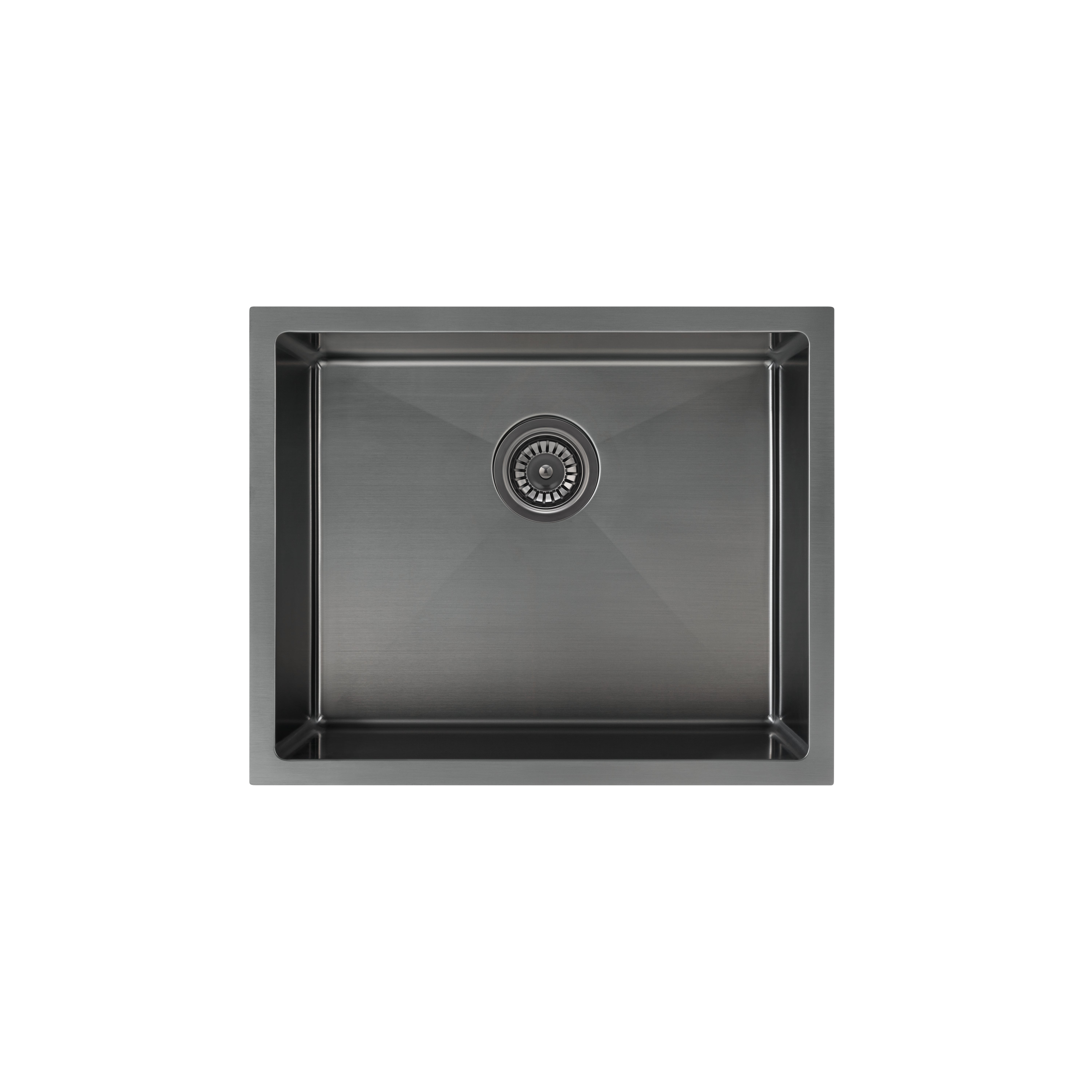 Seba Single Kitchen Sink 550mm - Brushed Gunmetal
