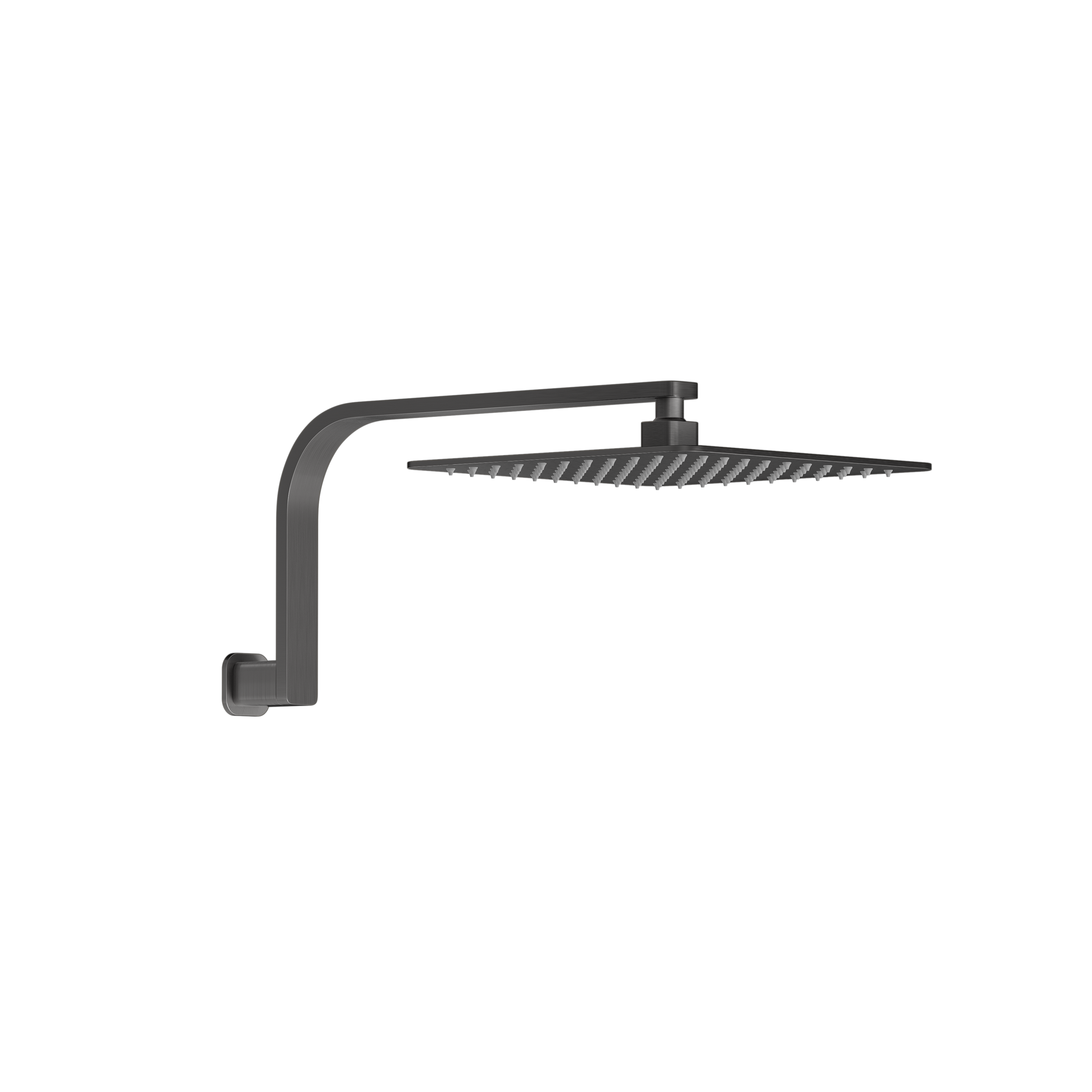 Nesso Shower Arm & Head Set - Brushed Gunmetal