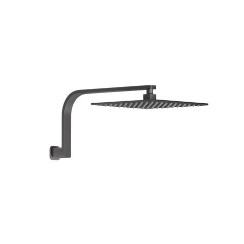 Nesso Shower Arm & Head Set UK - Brushed Gunmetal