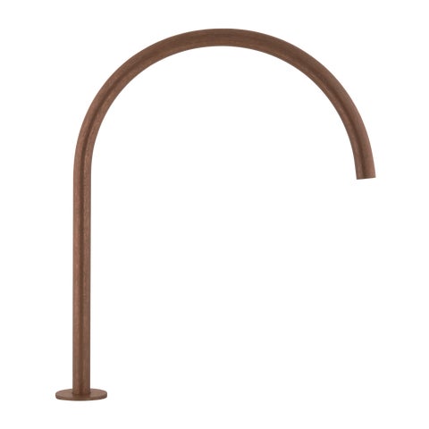 Thin Bench Mounted Spout - Antique Bronze