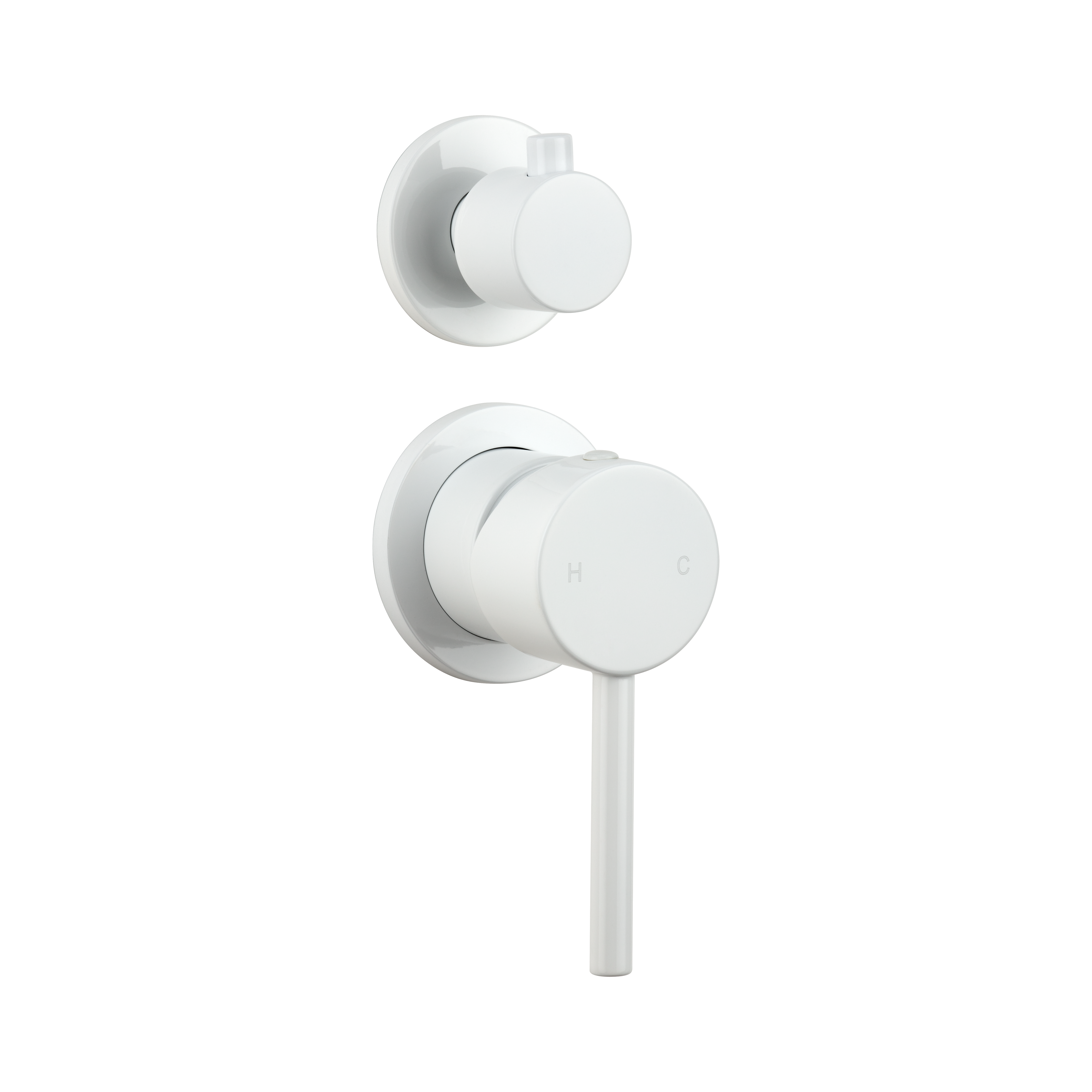 Elysian Shower Top Diverter - White