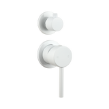 elysian shower diverter top white