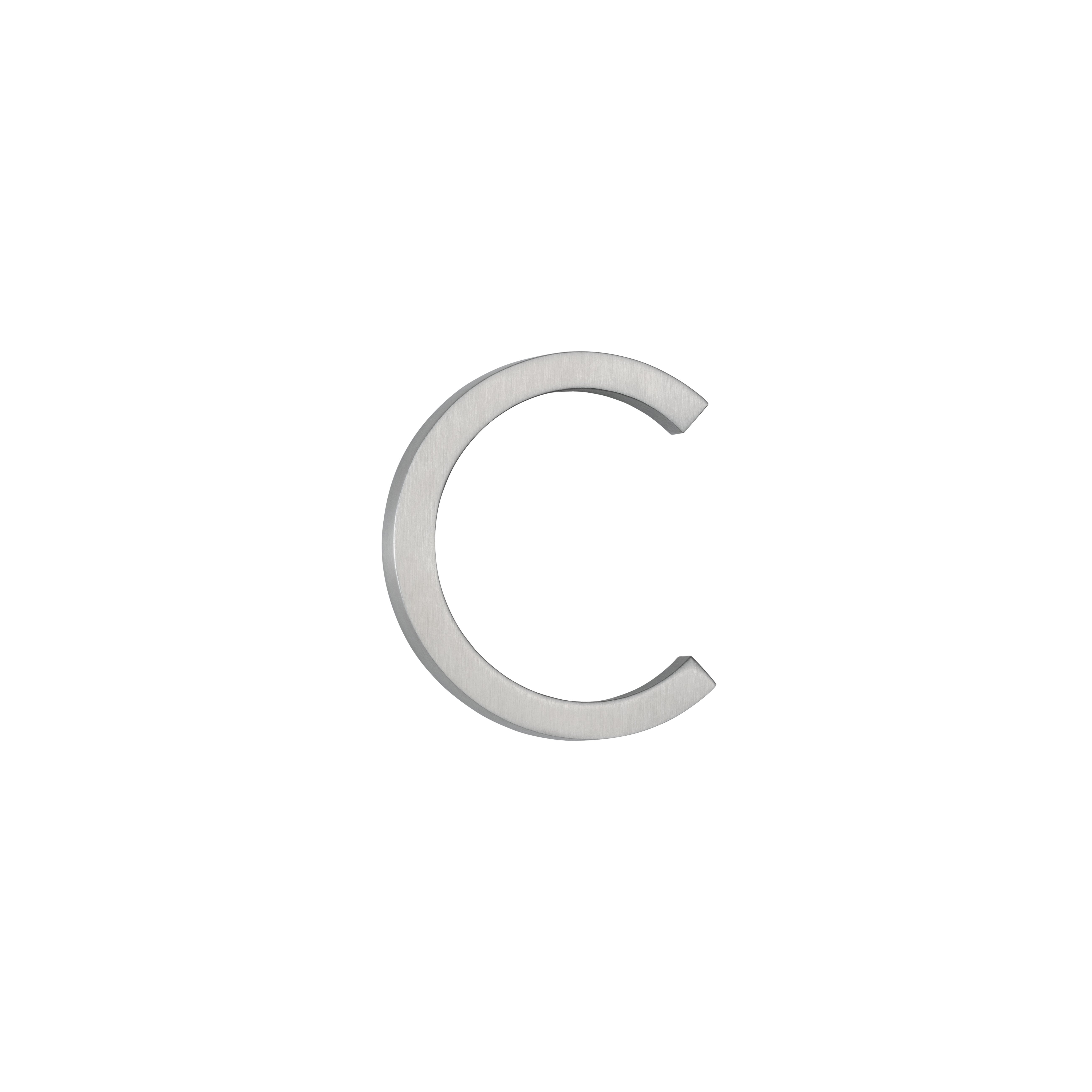 C Letter - 60mm - Stainless Steel