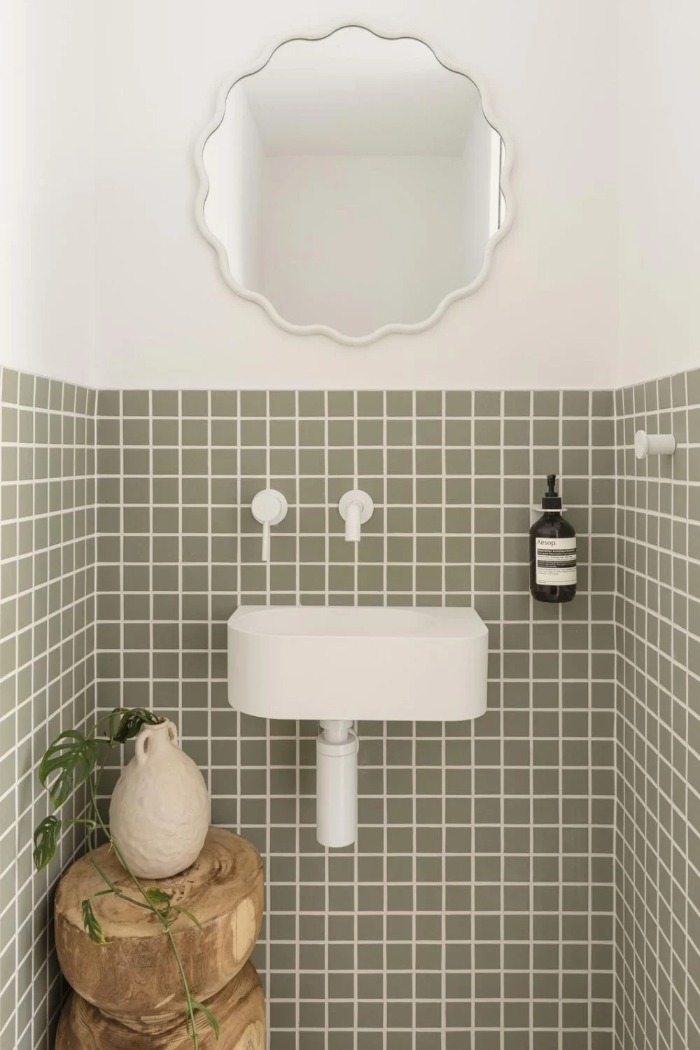 Bathroom Lighting Ideas Bright Contrast Mosaic Tiles