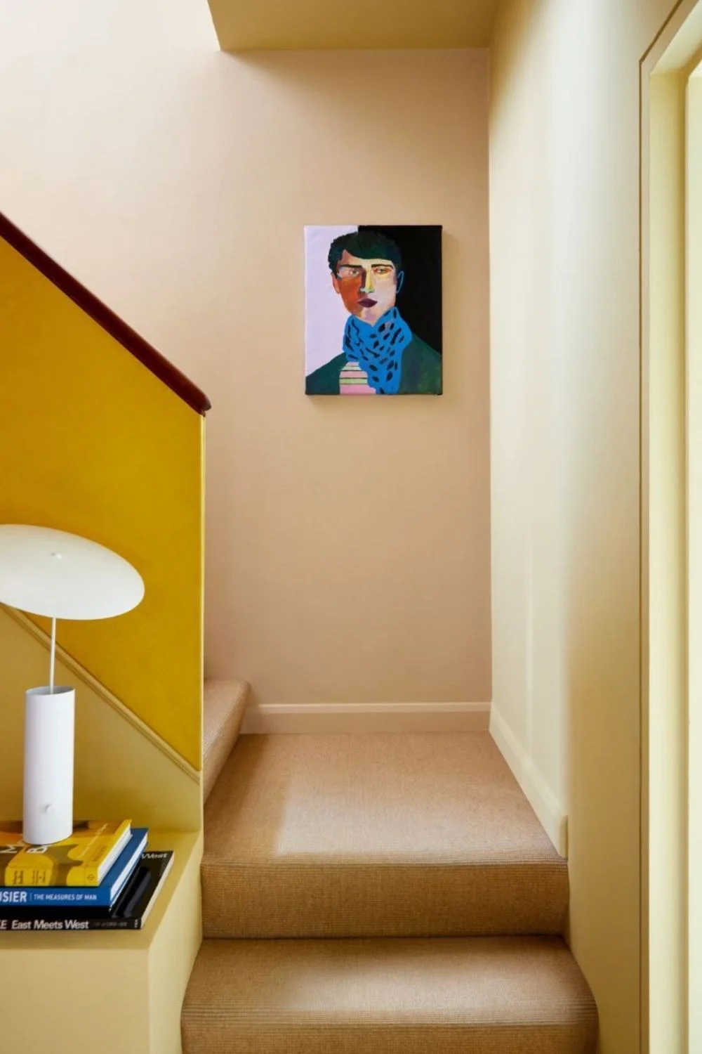 Entryway Decor Ideas Colour Drenched Yellow Pastel