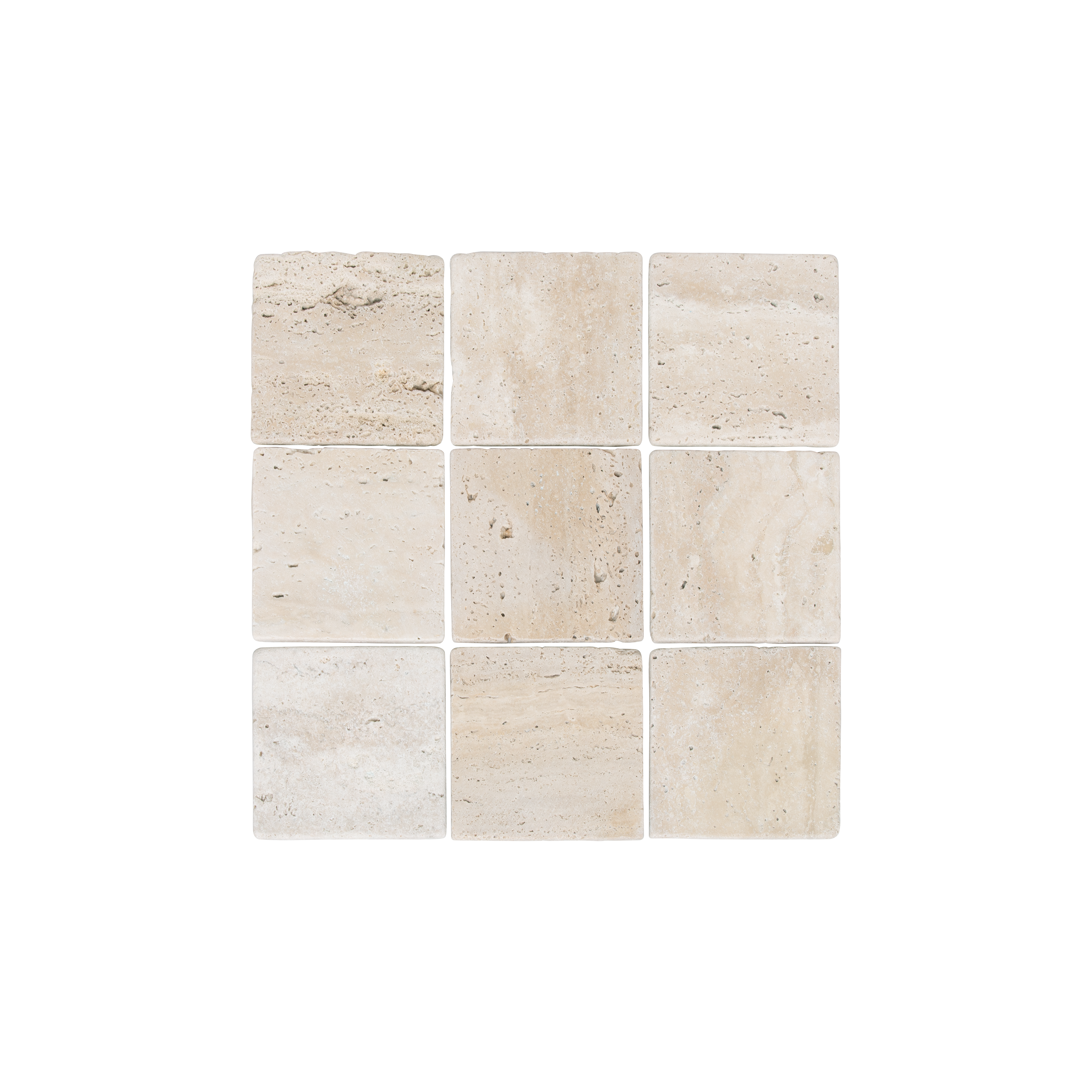 Oyama Travertine Square Mosaic Tile