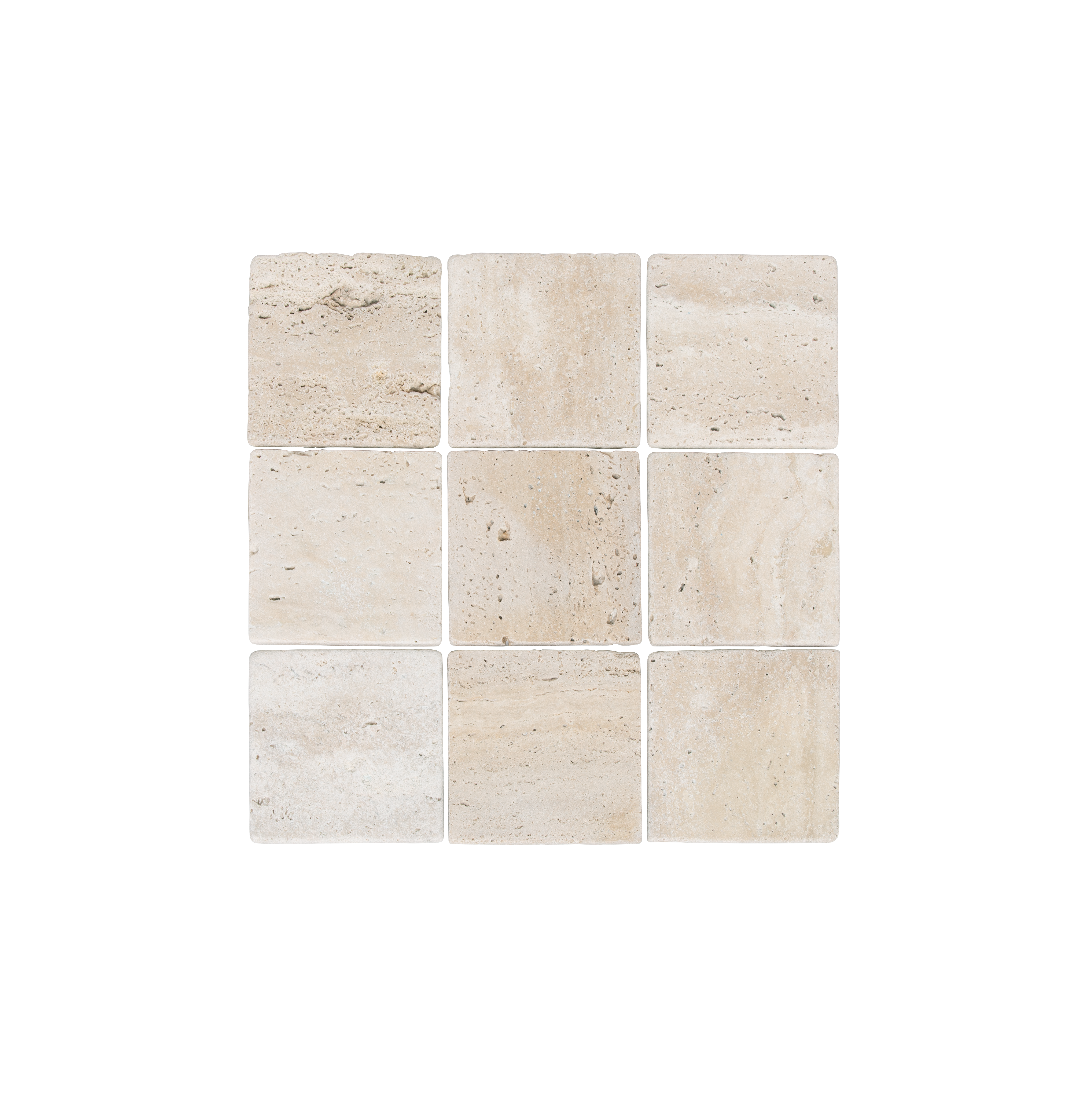 Oyama Tavertine Square Mosaic 100mm
