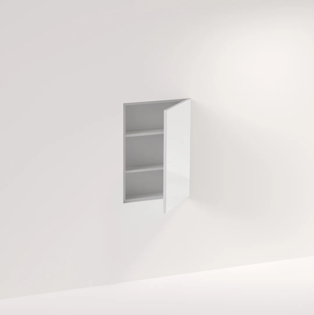 Myra 1-Door Mirror Cabinet Recessed - 564mm - Feature