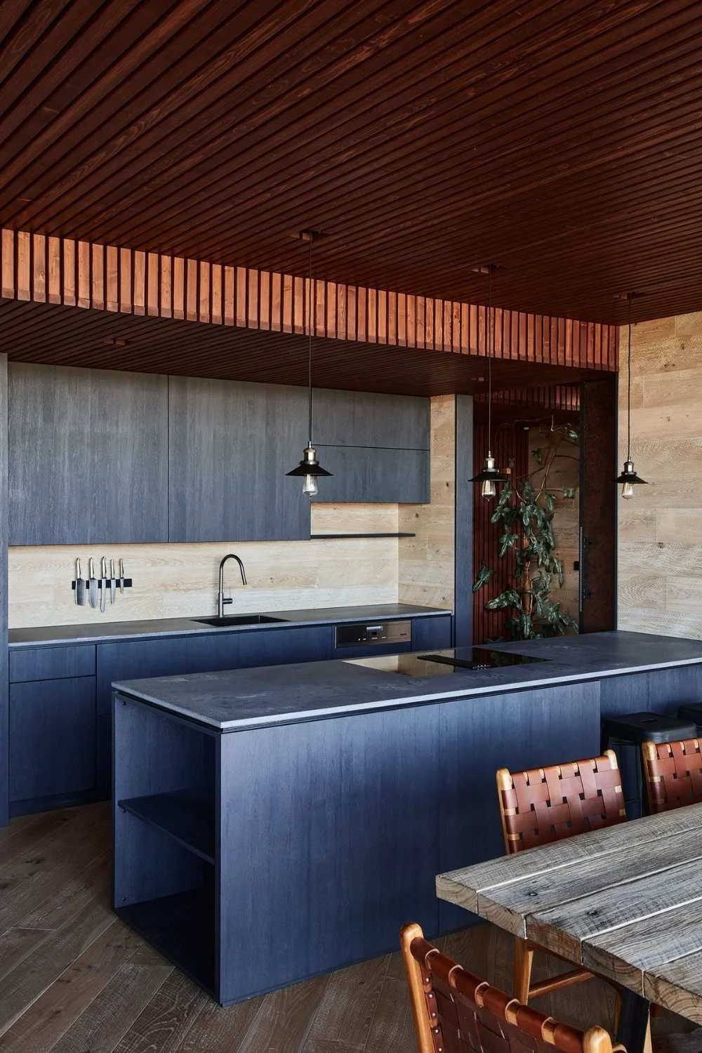 Interior Design Trends Blue Kitchen