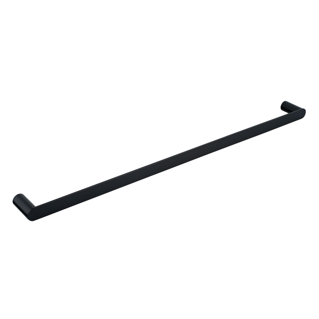 Milani Single Towel Rail 800mm - Matte Black
