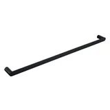 Milani Single Towel Rail 800mm - Matte Black - Feature