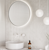 Saanti Handmade Led Mirror 600mm White side